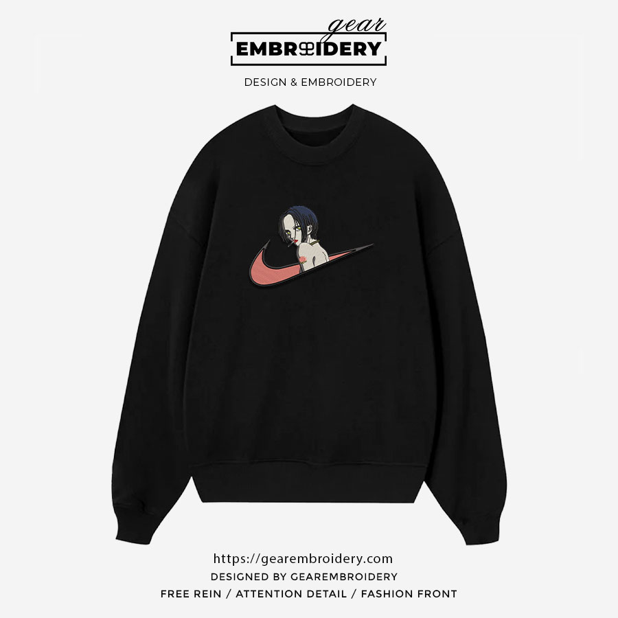 Nana osaki swoosh nana nike Anime Embroidered Design Personalized Embroidered T Shirt Sweatshirt Hoodie Clothing OT034