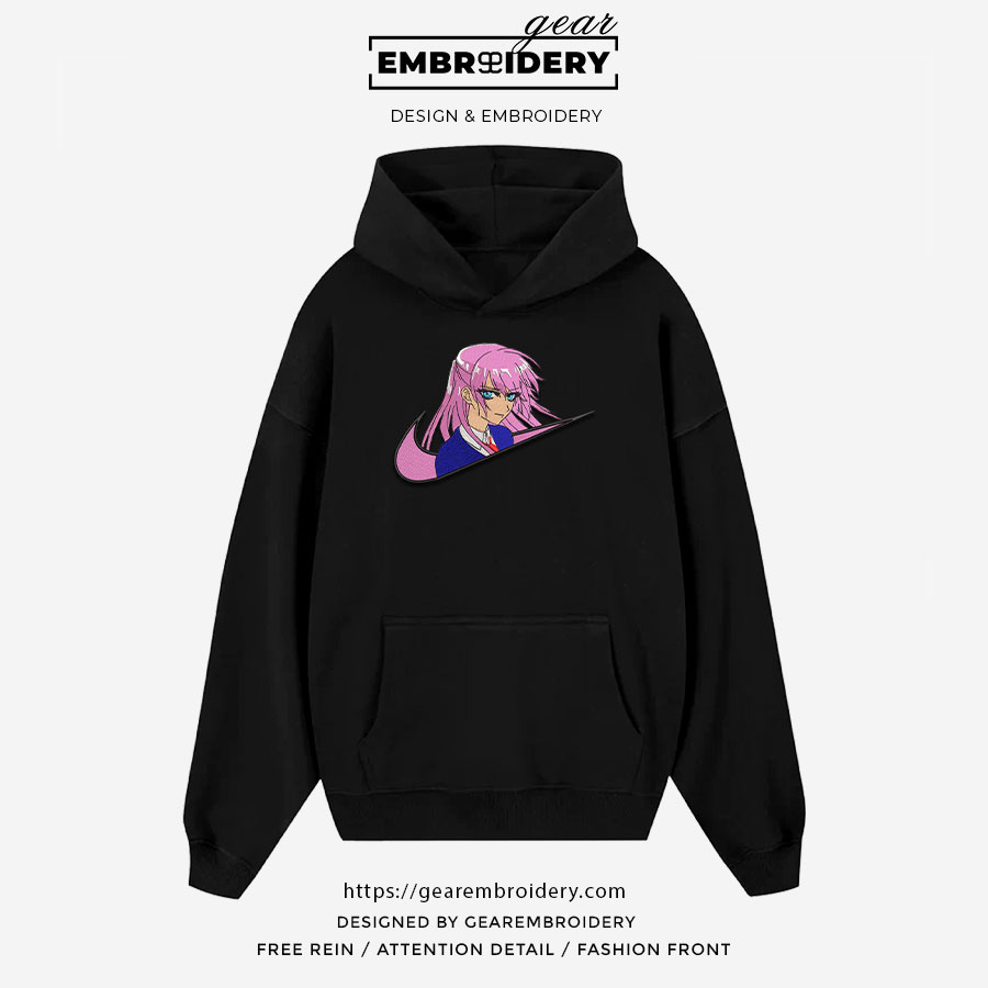 Nana osaki swoosh shikimori s not just a cutie nike Anime Embroidered Design Personalized Embroidered T Shirt Sweatshirt Hoodie Clothing OT035