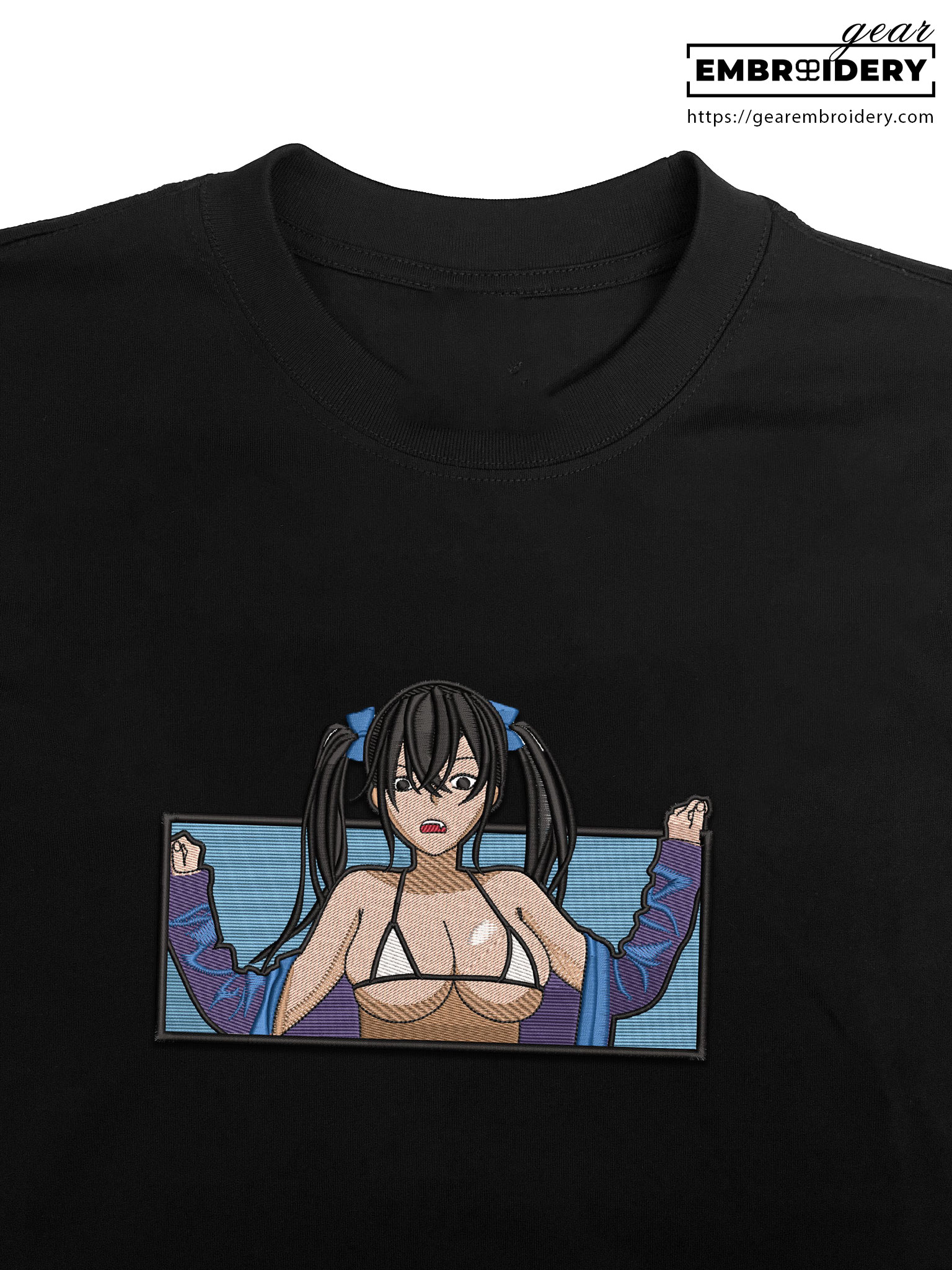 Nico yazawa bikini love live Anime Embroidered Design Personalized Embroidered T Shirt Sweatshirt Hoodie Clothing OT038