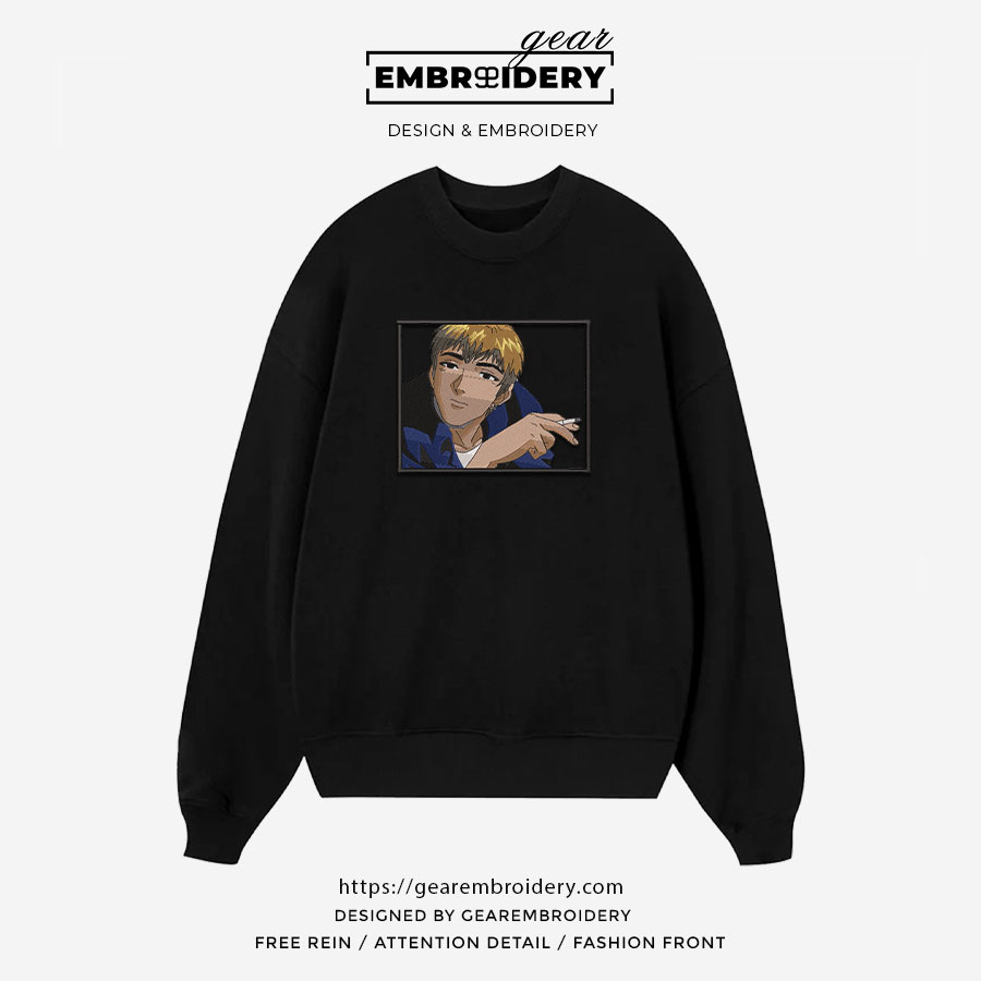 Onizuka great teacher onizuka Anime Embroidered Design Personalized Embroidered T Shirt Sweatshirt Hoodie Clothing OT039
