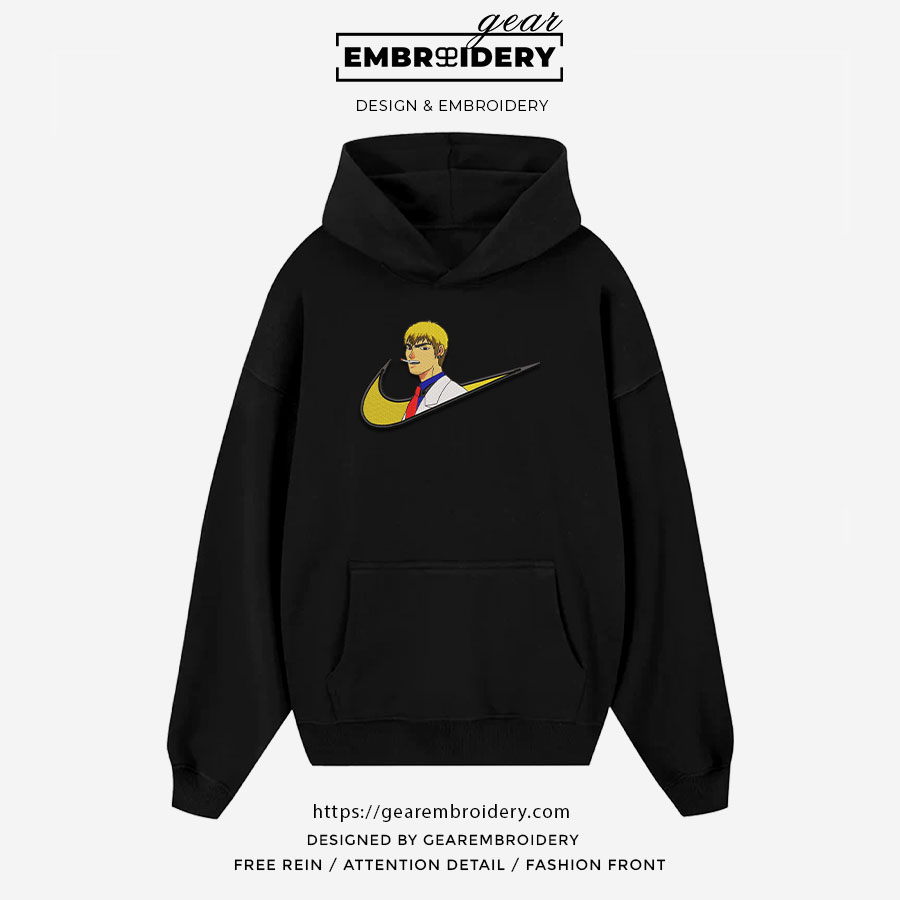 Onizuka swoosh great teacher onizuka nike Anime Embroidered Design Personalized Embroidered T Shirt Sweatshirt Hoodie Clothing OT041