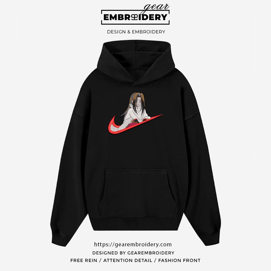 Onmyodo swoosh shaman king nike Anime Embroidered Design Personalized Embroidered T Shirt Sweatshirt Hoodie Clothing OT042