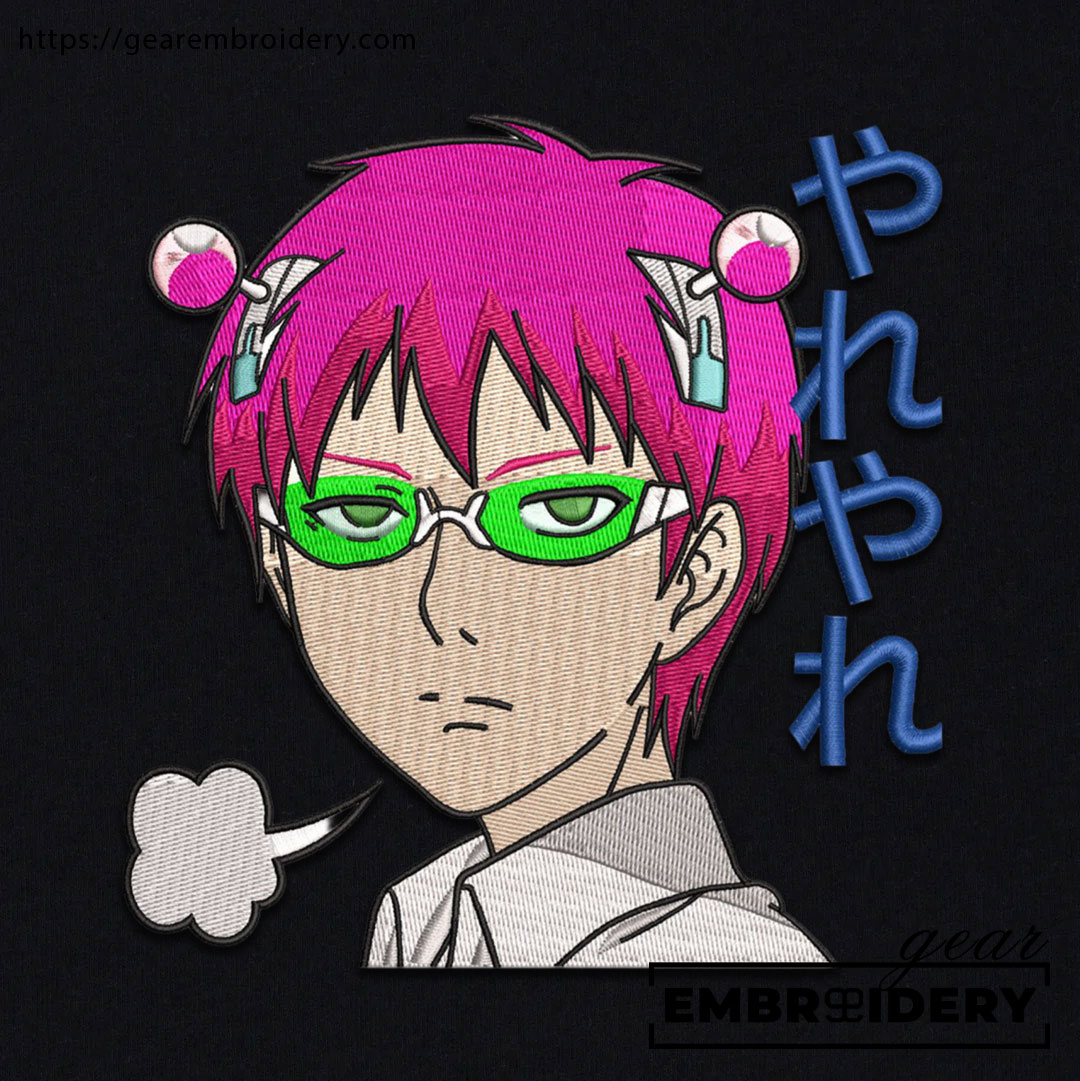 Saiki the disastrous life of saiki Anime Embroidered Design Personalized Embroidered T Shirt Sweatshirt Hoodie Clothing OT050