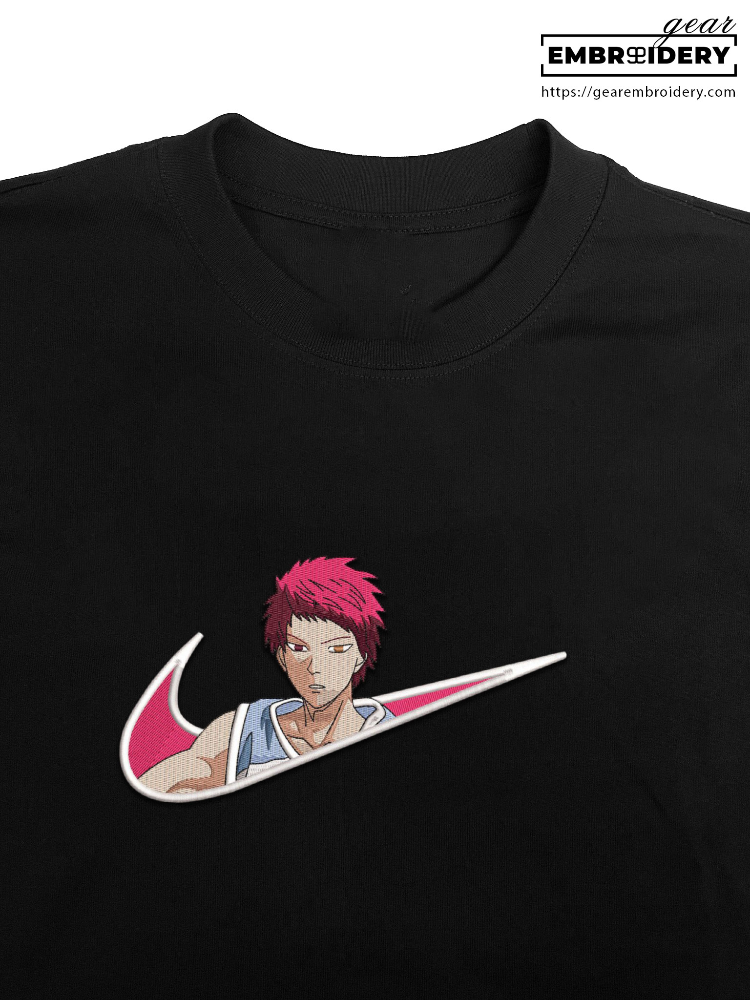 Seijuro akashi swoosh kuroko s basketball nike Anime Embroidered Design Personalized Embroidered T Shirt Sweatshirt Hoodie Clothing OT056