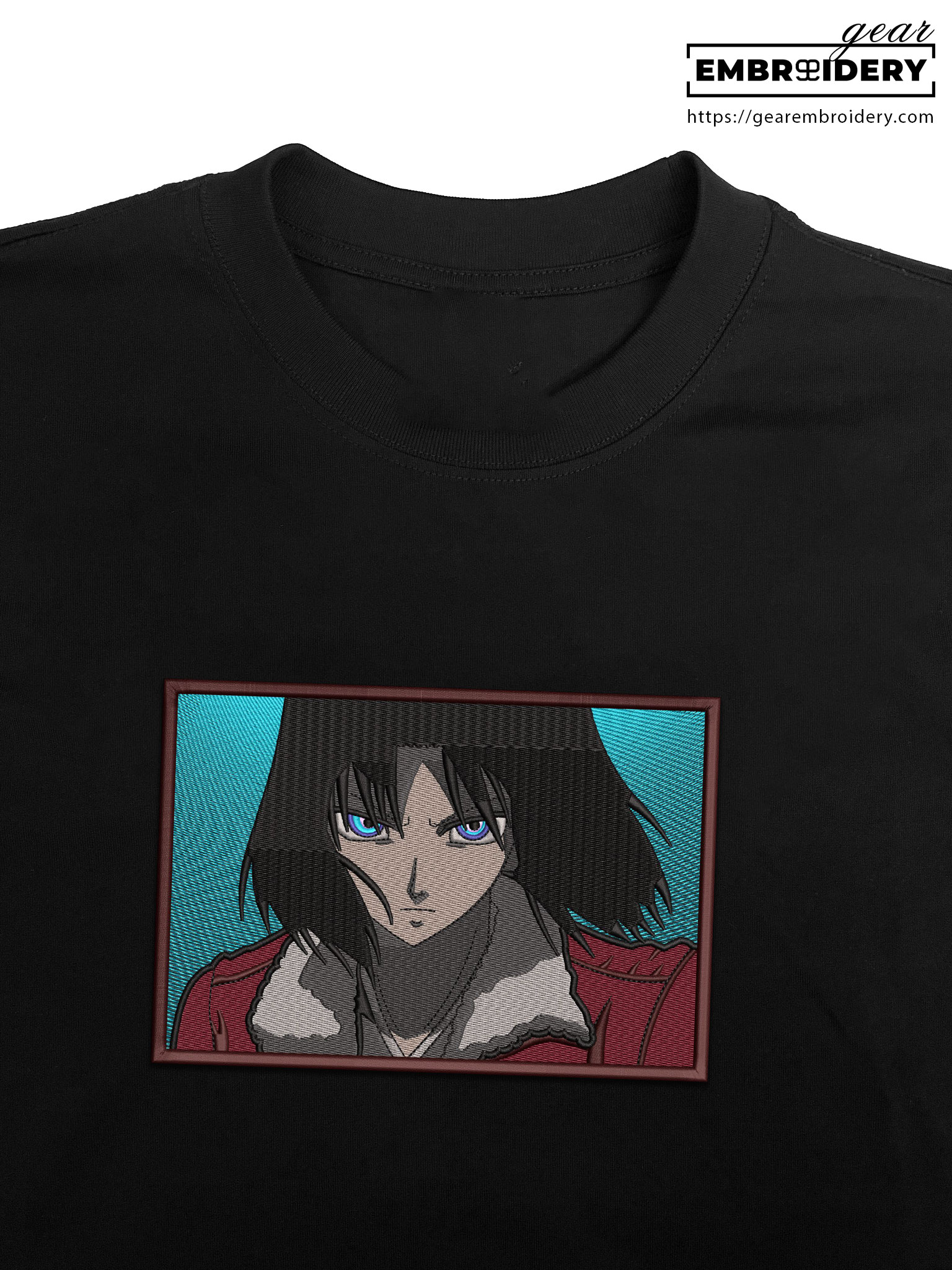 Shiki the garden of sinners Anime Embroidered Design Personalized Embroidered T Shirt Sweatshirt Hoodie Clothing OT059