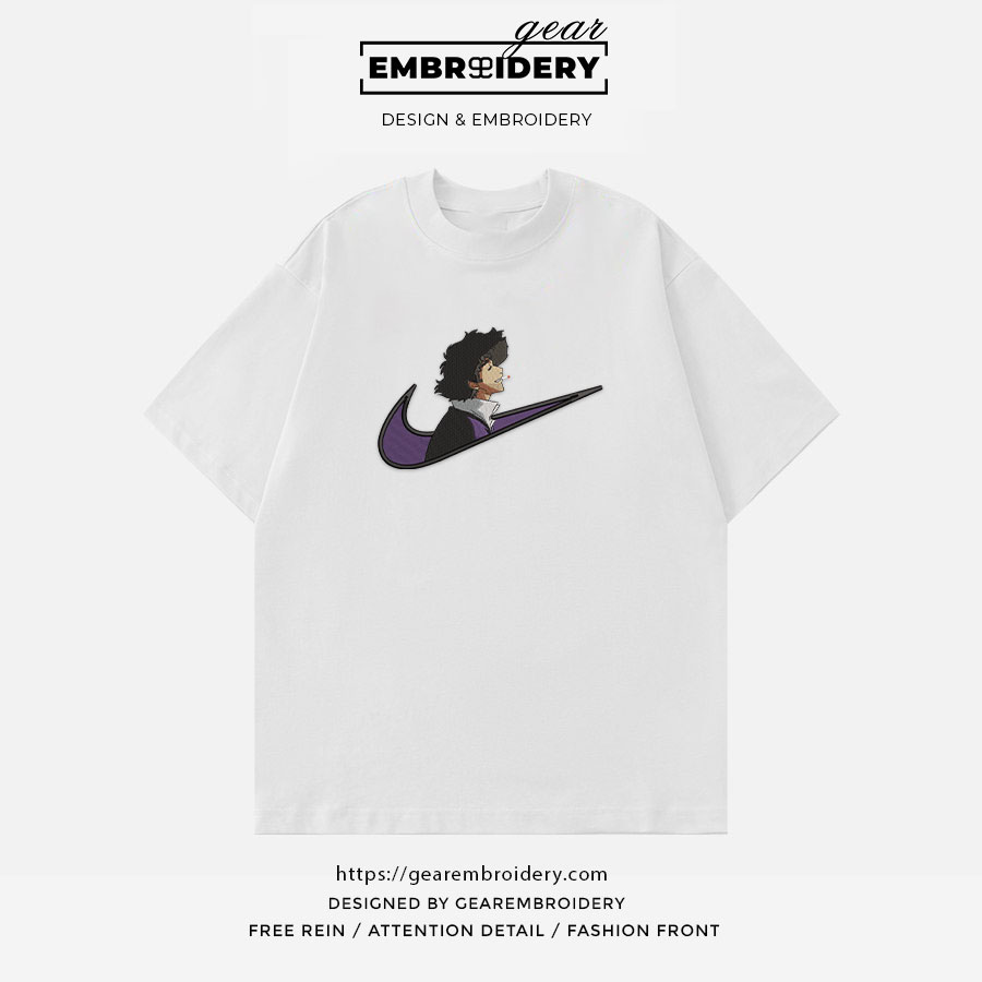 Spike swoosh cowboy bebop nike Anime Embroidered Design Personalized Embroidered T Shirt Sweatshirt Hoodie Clothing OT065