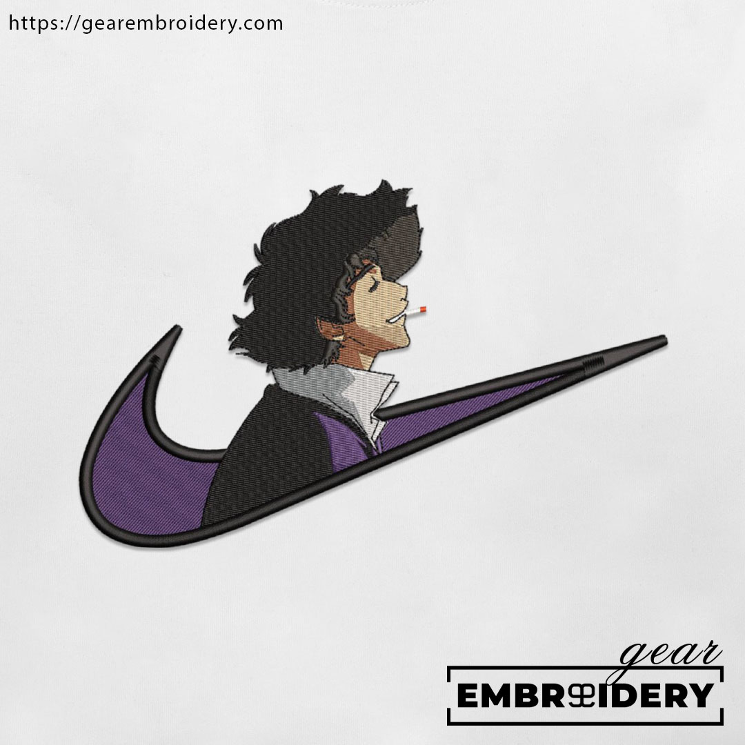 Spike swoosh cowboy bebop nike Anime Embroidered Design Personalized Embroidered T Shirt Sweatshirt Hoodie Clothing OT065
