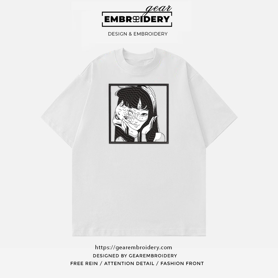 Tomie kawakami tomie Anime Embroidered Design Personalized Embroidered T Shirt Sweatshirt Hoodie Clothing OT073