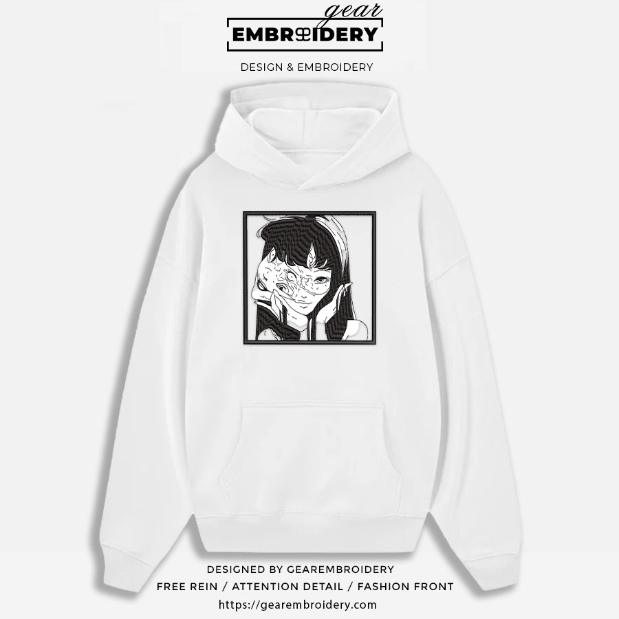 Tomie kawakami tomie Anime Embroidered Design Personalized Embroidered T Shirt Sweatshirt Hoodie Clothing OT073