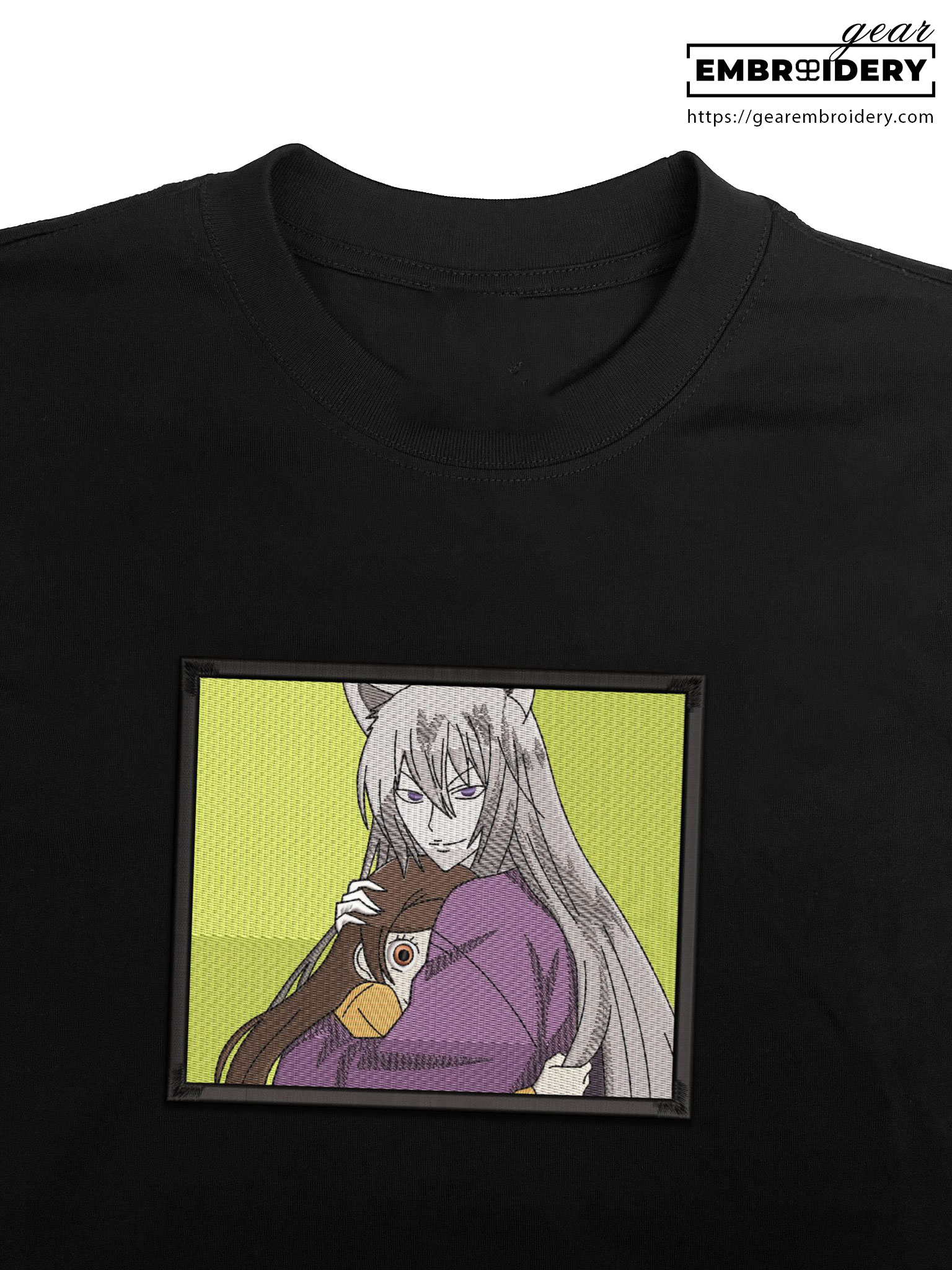 Tomoe kamisama kiss Anime Embroidered Design Personalized Embroidered T Shirt Sweatshirt Hoodie Clothing OT074
