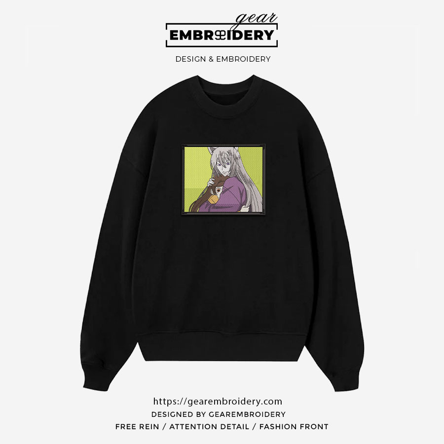 Tomoe kamisama kiss Anime Embroidered Design Personalized Embroidered T Shirt Sweatshirt Hoodie Clothing OT074