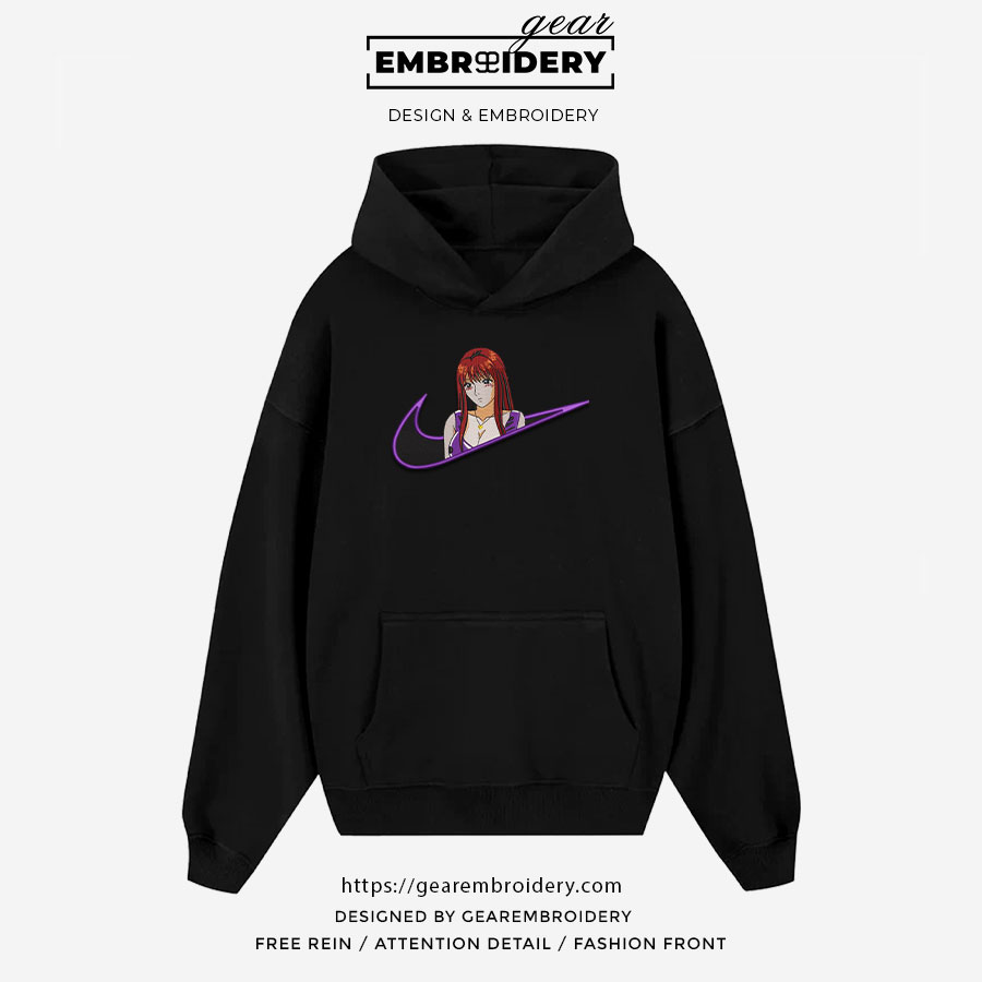 Tomoko nomura swoosh great teacher onizuka nike Anime Embroidered Design Personalized Embroidered T Shirt Sweatshirt Hoodie Clothing OT075