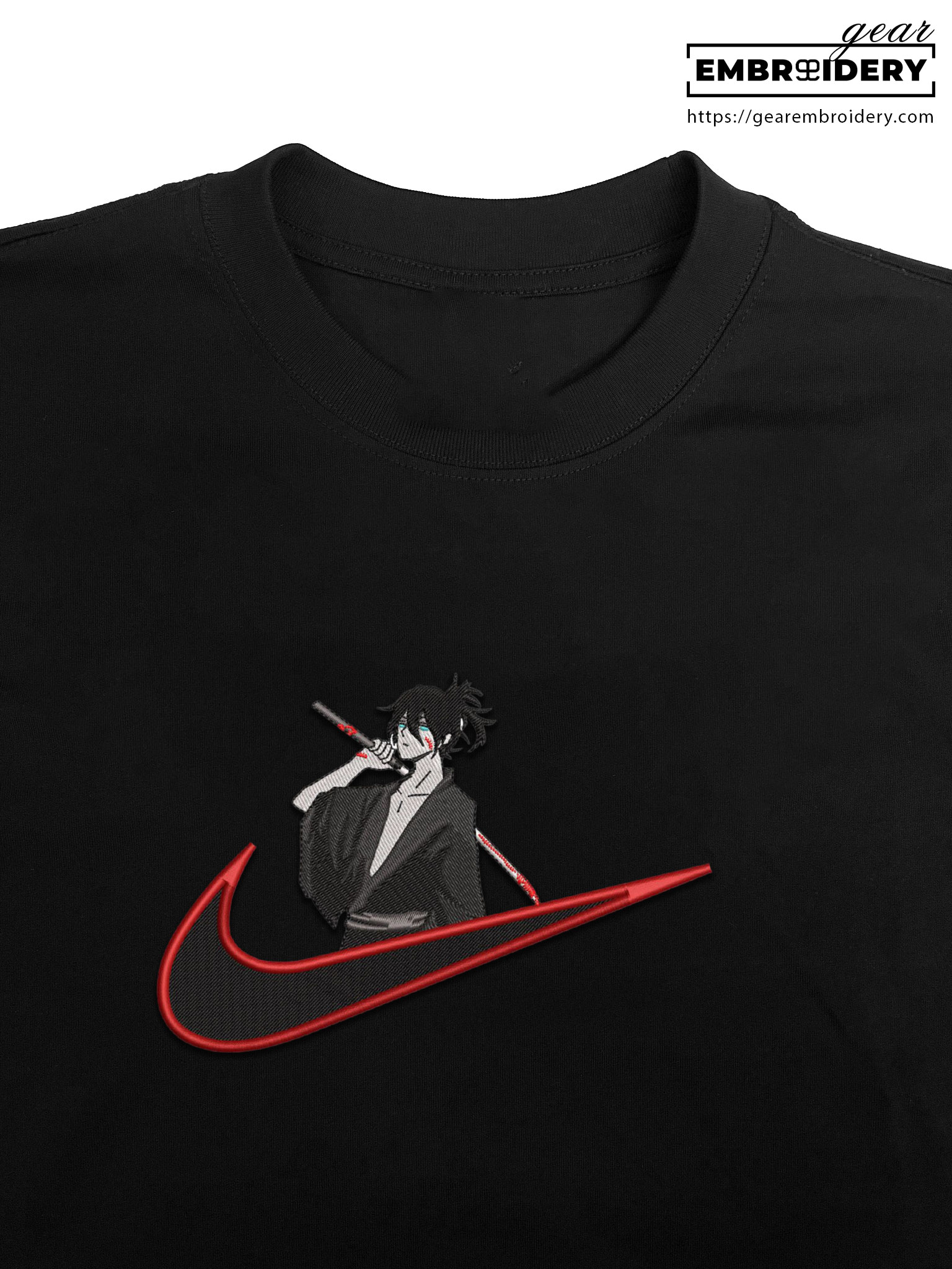Yato swoosh noragami nike Anime Embroidered Design Personalized Embroidered T Shirt Sweatshirt Hoodie Clothing OT079