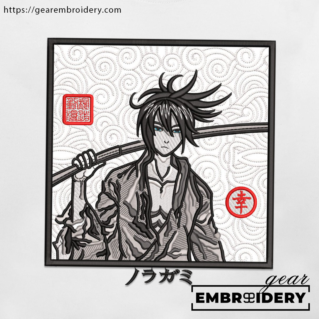 Yato sword noragami Anime Embroidered Design Personalized Embroidered T Shirt Sweatshirt Hoodie Clothing OT080