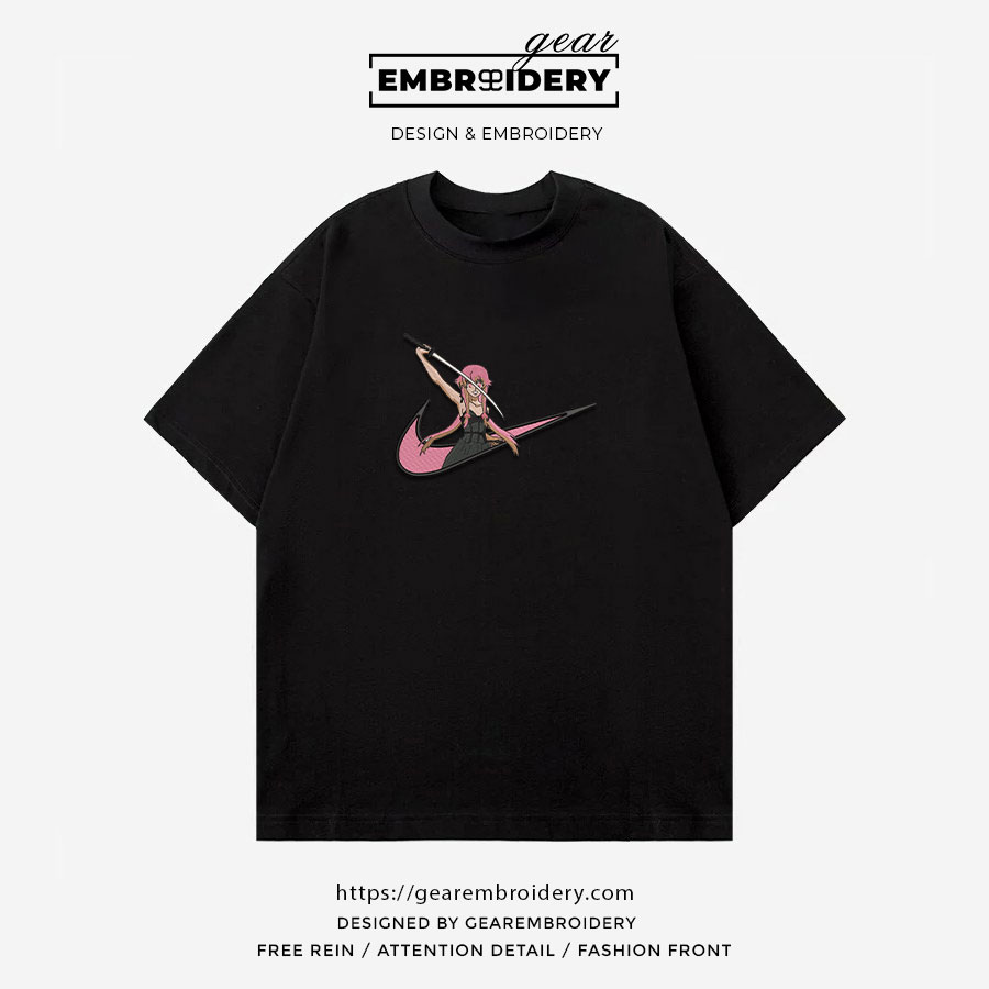 Yuno gasai swoosh future diary nike Anime Embroidered Design Personalized Embroidered T Shirt Sweatshirt Hoodie Clothing OT085