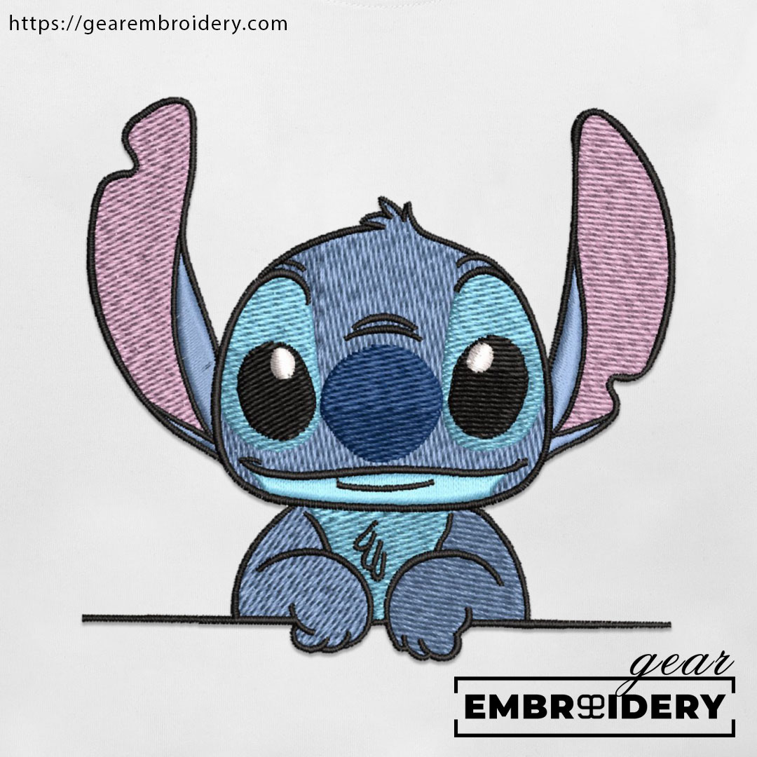 Stitch Lilo & Stitch Embroidered Personalized Embroidered T Shirt Sweatshirt Hoodie Clothing LS015