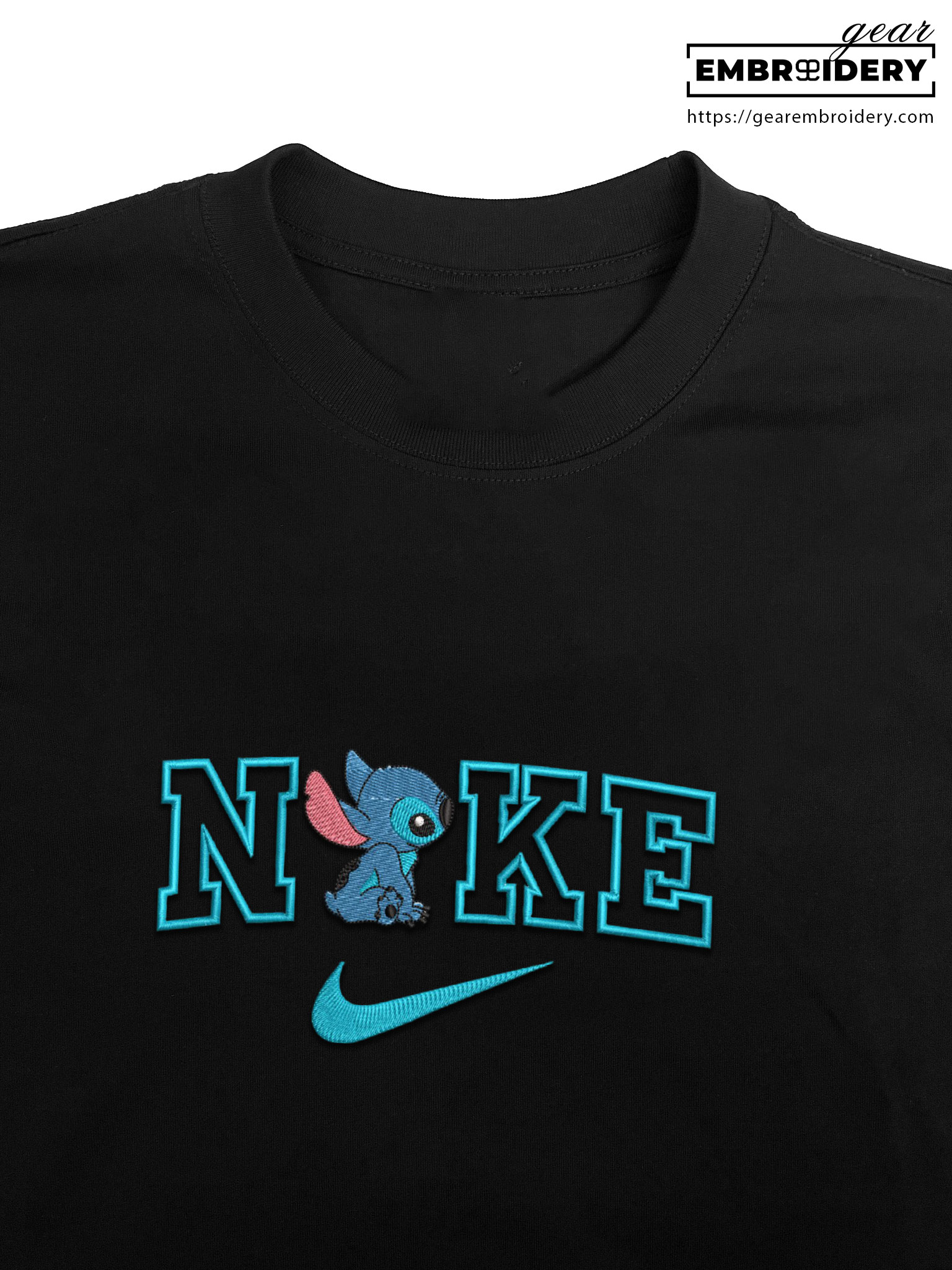 Stitch Lilo & Stitch Embroidered Personalized Embroidered T Shirt Sweatshirt Hoodie Clothing LS020