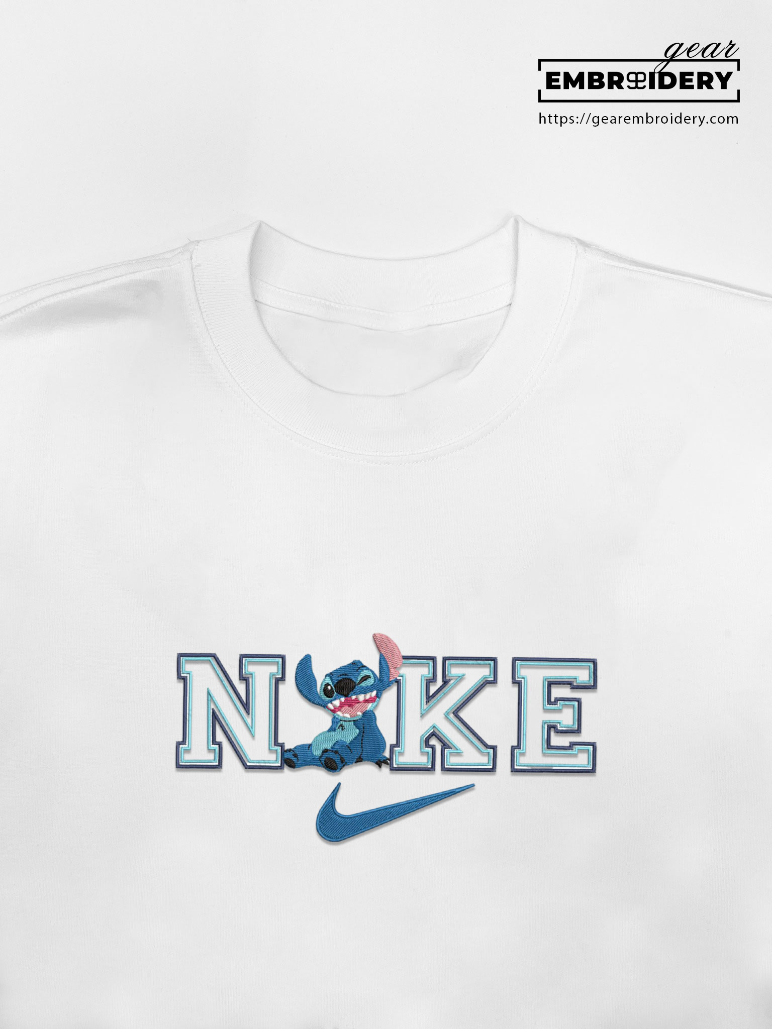 Stitch Lilo & Stitch Embroidered Personalized Embroidered T Shirt Sweatshirt Hoodie Clothing LS021