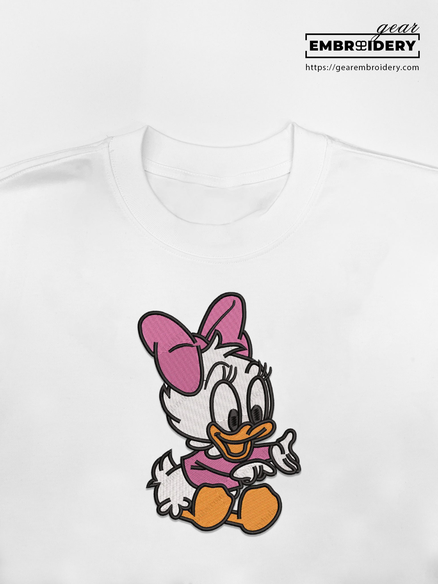 Kid daisy Mickey Mouse Embroidered Personalized Embroidered T Shirt Sweatshirt Hoodie Clothing MKM001