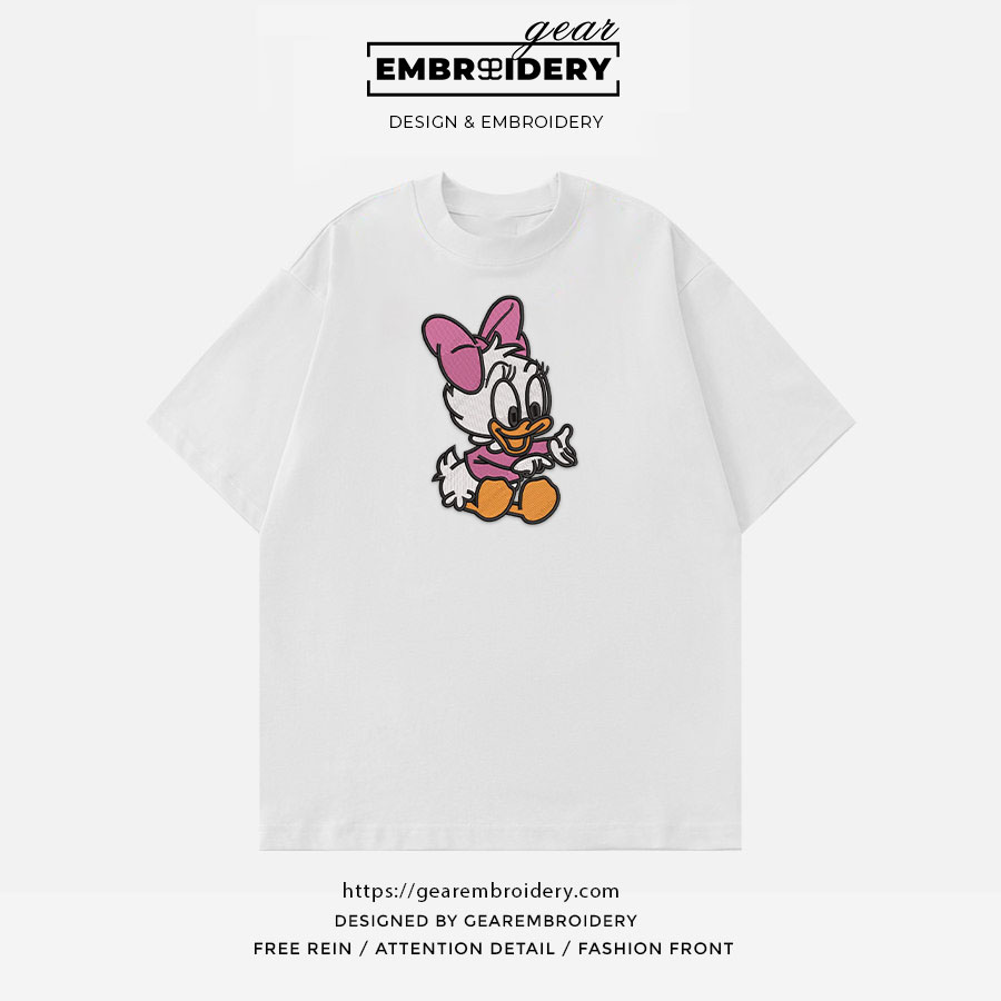 Kid daisy Mickey Mouse Embroidered Personalized Embroidered T Shirt Sweatshirt Hoodie Clothing MKM001