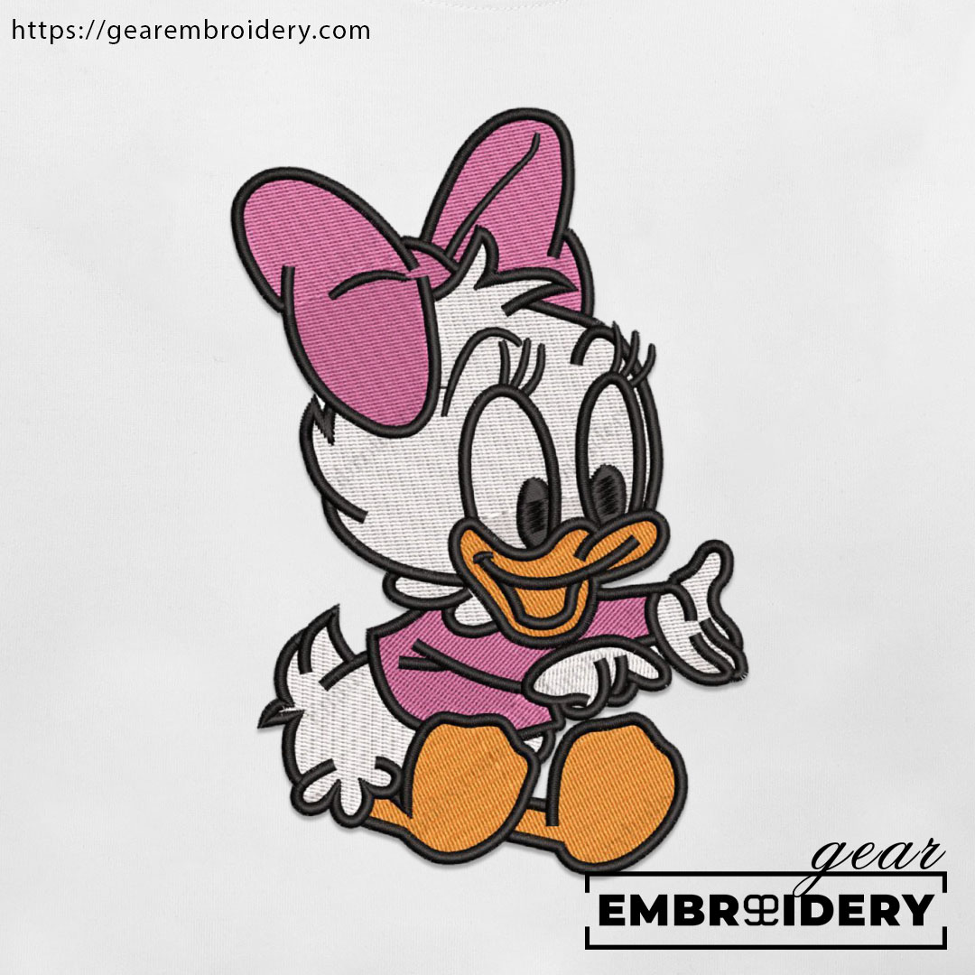 Kid daisy Mickey Mouse Embroidered Personalized Embroidered T Shirt Sweatshirt Hoodie Clothing MKM001