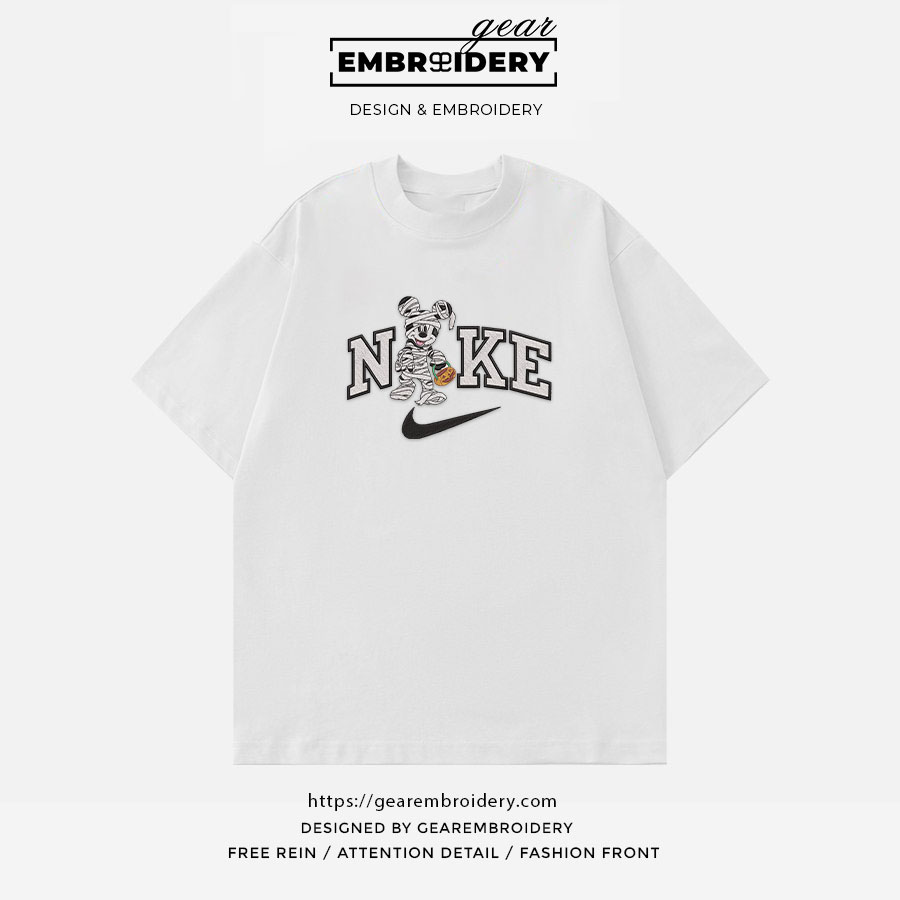 Mickey halloween Mickey Mouse Embroidered Personalized Embroidered T Shirt Sweatshirt Hoodie Clothing MKM005