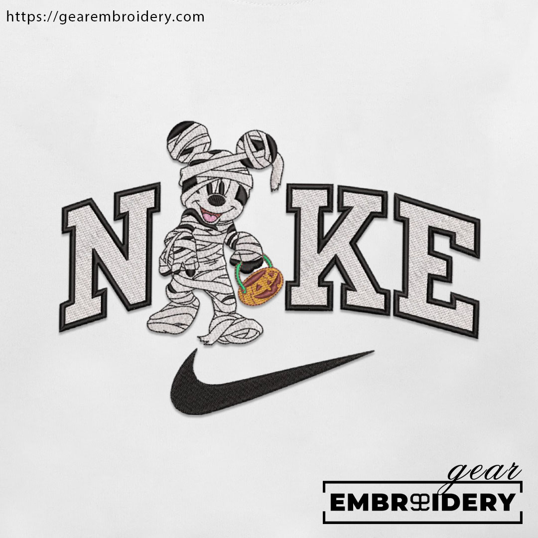 Mickey halloween Mickey Mouse Embroidered Personalized Embroidered T Shirt Sweatshirt Hoodie Clothing MKM005