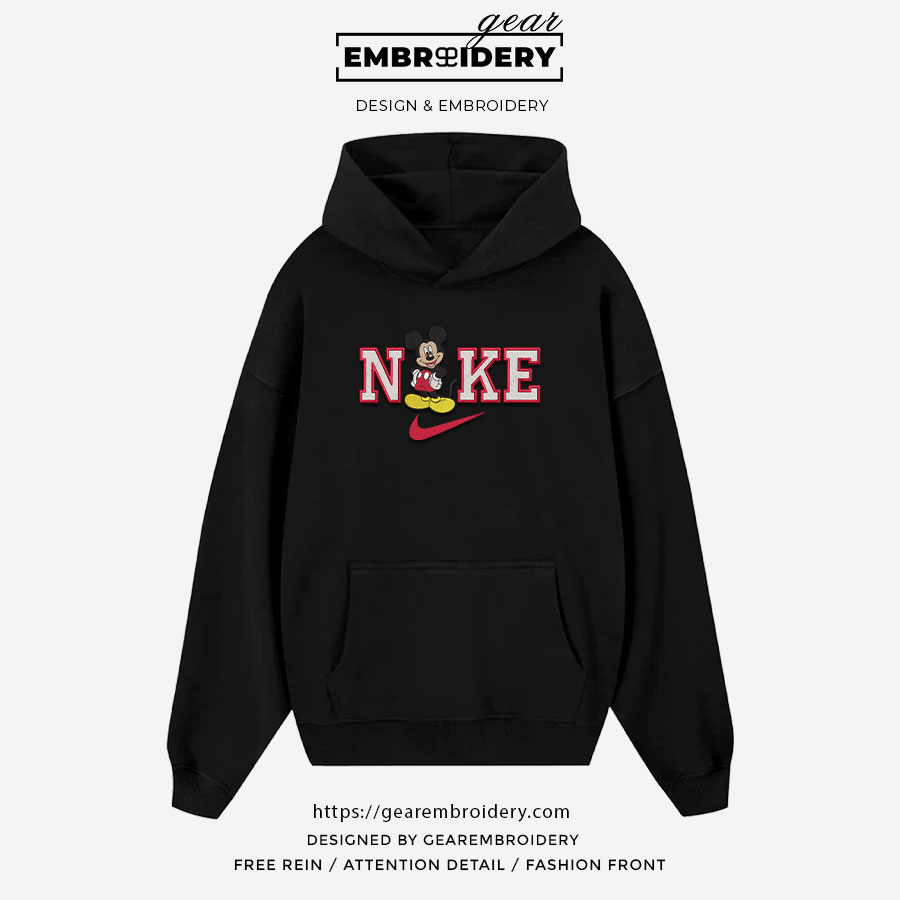 Mickey Mickey Mouse Embroidered Personalized Embroidered T Shirt Sweatshirt Hoodie Clothing MKM007