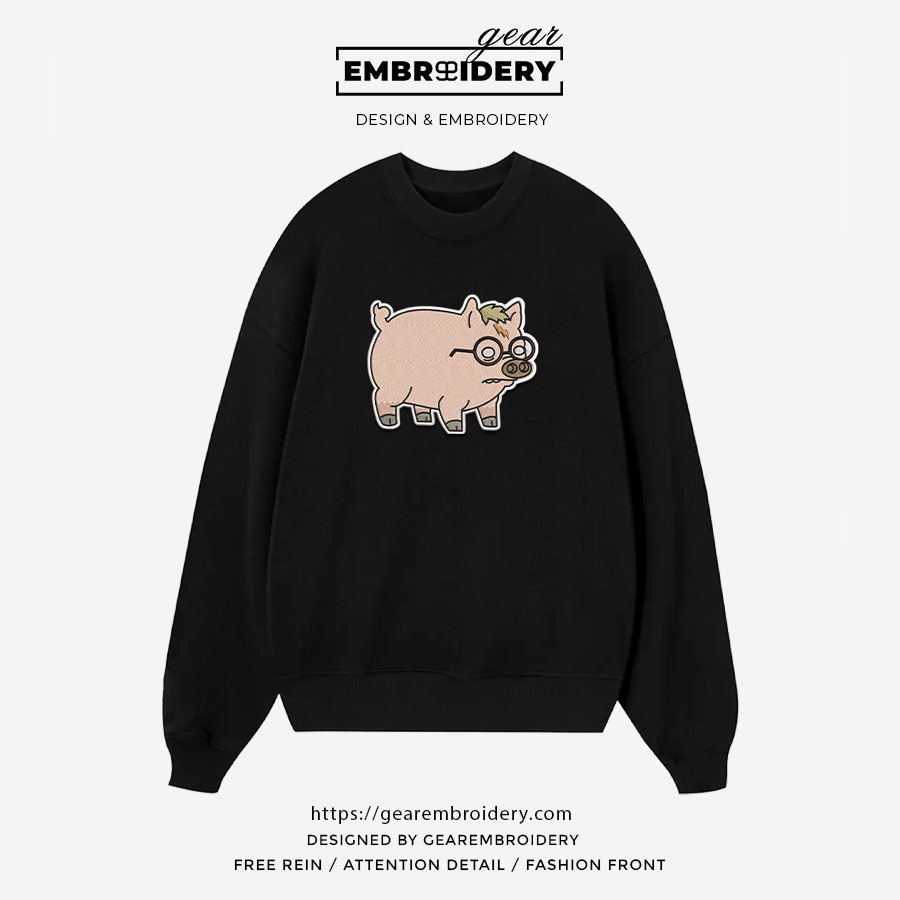 Harry plopper Simpsons Embroidered Design Personalized Embroidered T Shirt Sweatshirt Hoodie Clothing S116