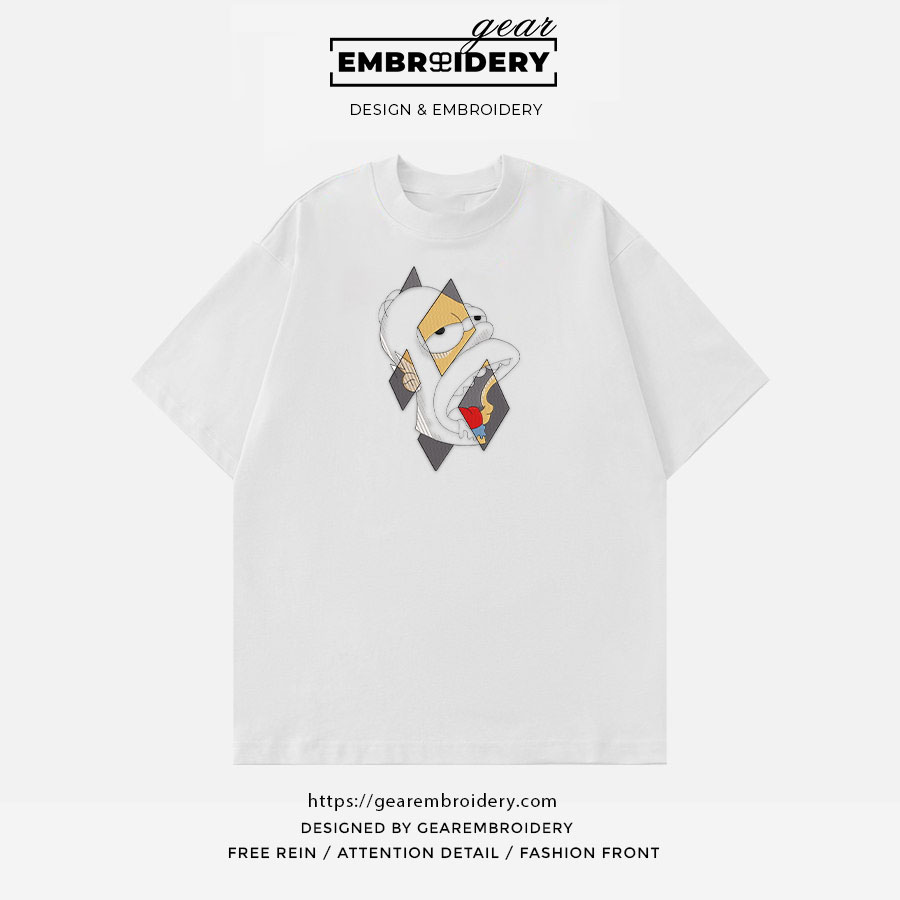 Homer Simpsons Embroidered Design Personalized Embroidered T Shirt Sweatshirt Hoodie Clothing S118