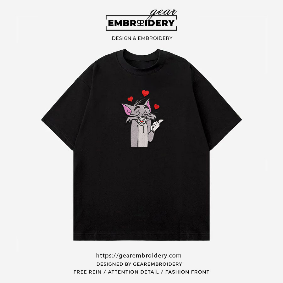 Tom Tom & Jerry Personalized Embroidered T Shirt Sweatshirt Hoodie Clothing TJ005