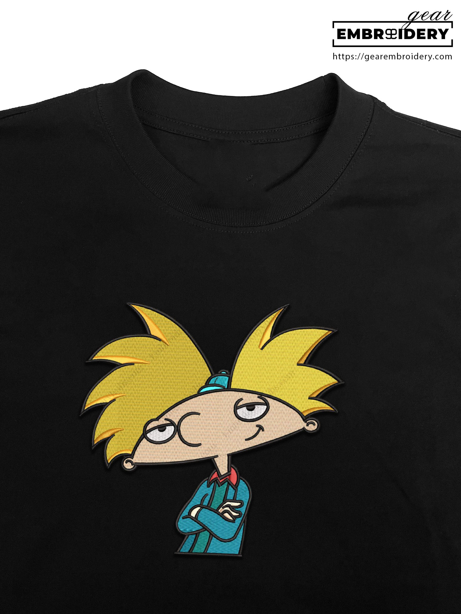 Arnold hey arnold Embroidered Personalized Embroidered T Shirt Sweatshirt Hoodie Clothing OTC001