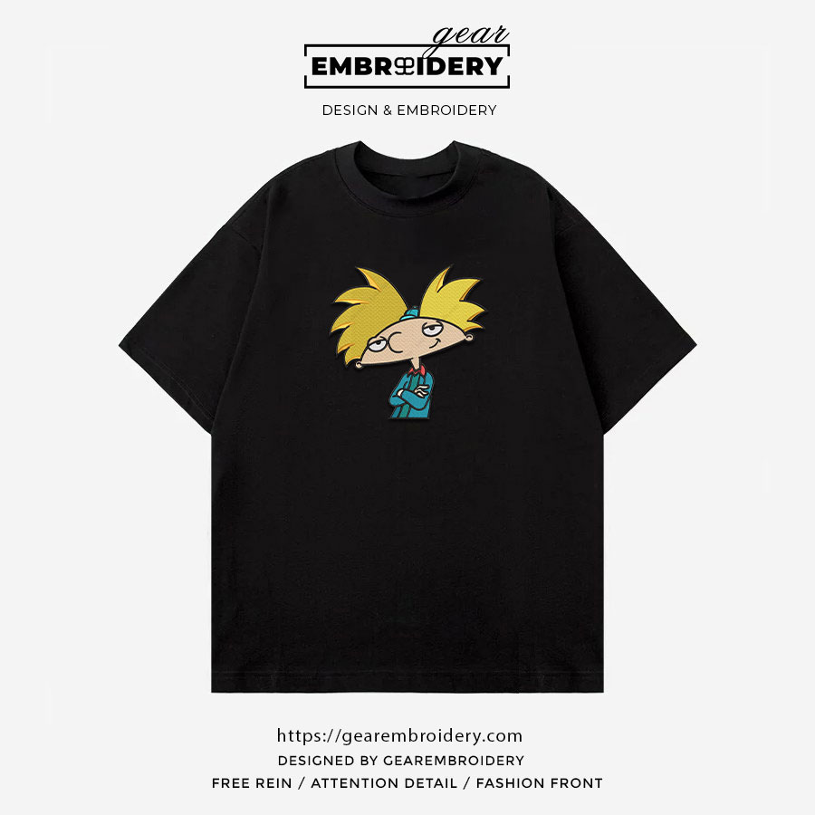 Arnold hey arnold Embroidered Personalized Embroidered T Shirt Sweatshirt Hoodie Clothing OTC001