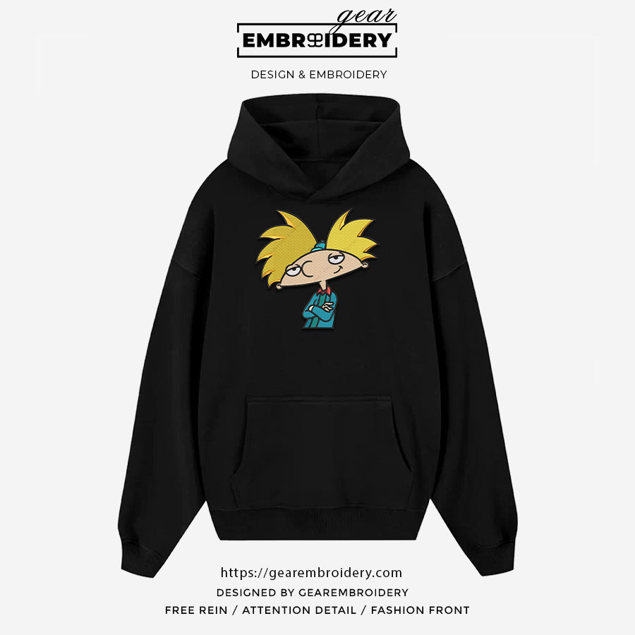 Arnold hey arnold Embroidered Personalized Embroidered T Shirt Sweatshirt Hoodie Clothing OTC001