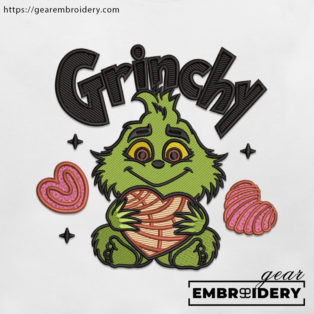 Baby grinch grinch Embroidered Personalized Embroidered T Shirt Sweatshirt Hoodie Clothing OTC002