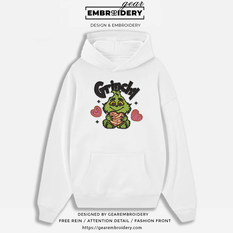 Baby grinch grinch Embroidered Personalized Embroidered T Shirt Sweatshirt Hoodie Clothing OTC002