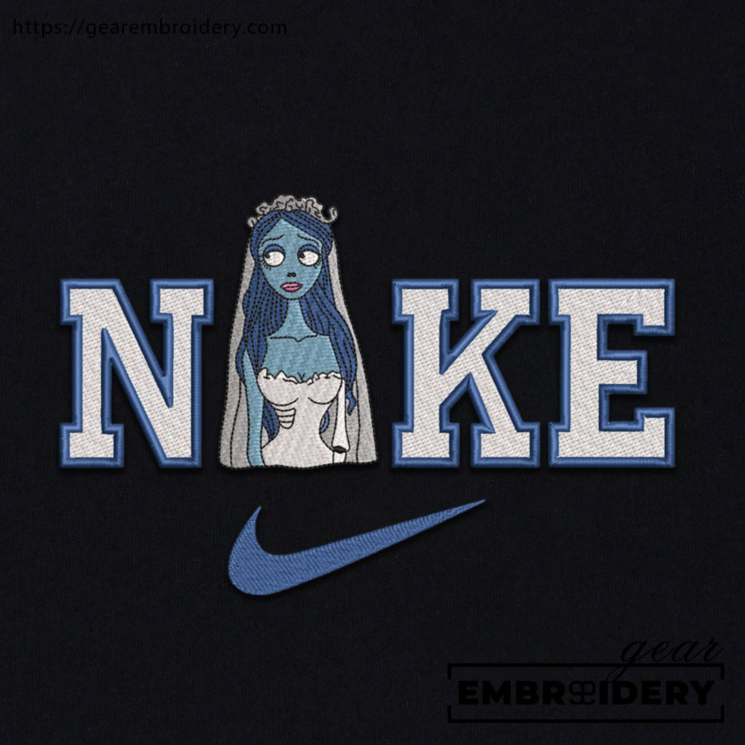 Emily corpse bride Embroidered Personalized Embroidered T Shirt Sweatshirt Hoodie Clothing OTC016