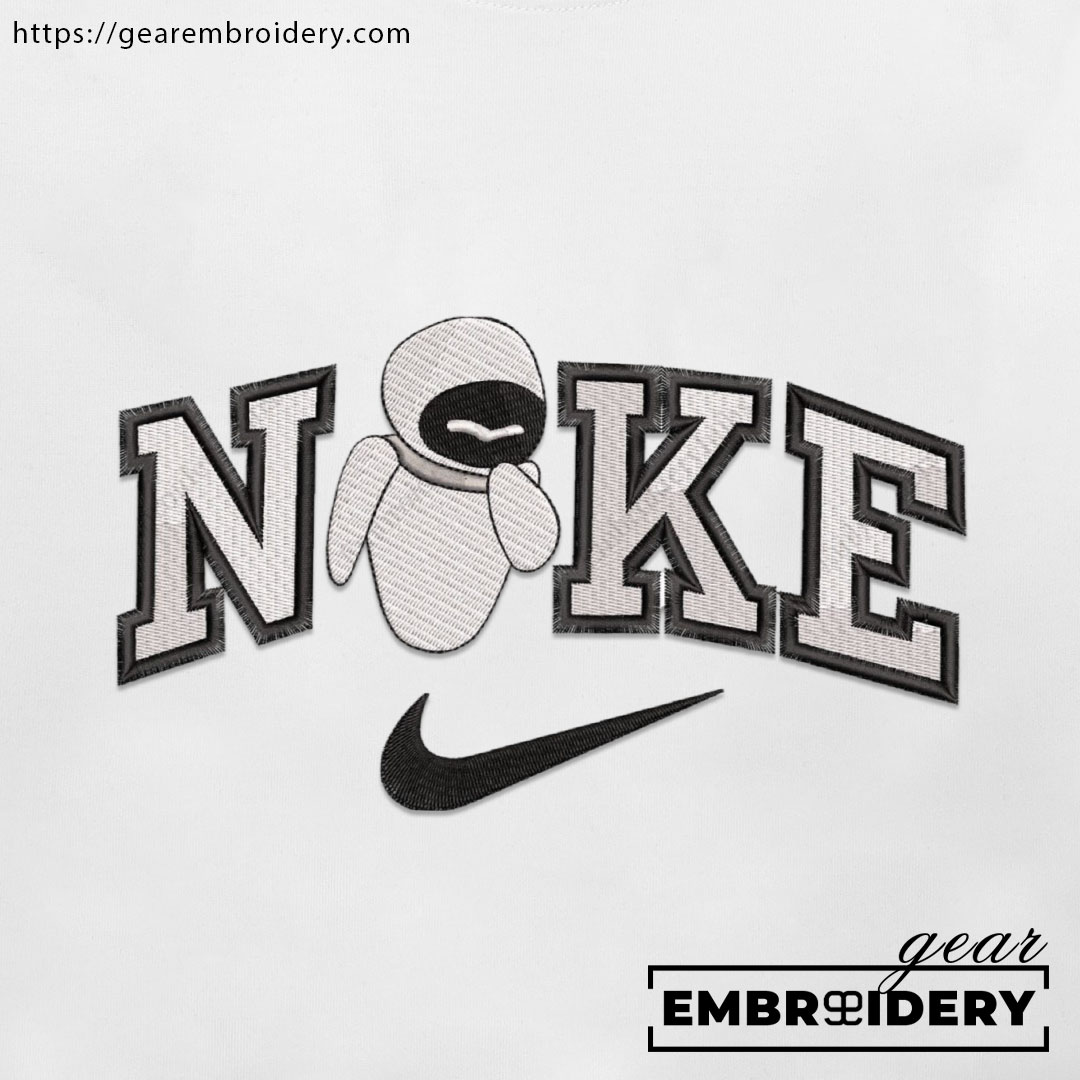 Eva wall e Embroidered Personalized Embroidered T Shirt Sweatshirt Hoodie Clothing OTC019