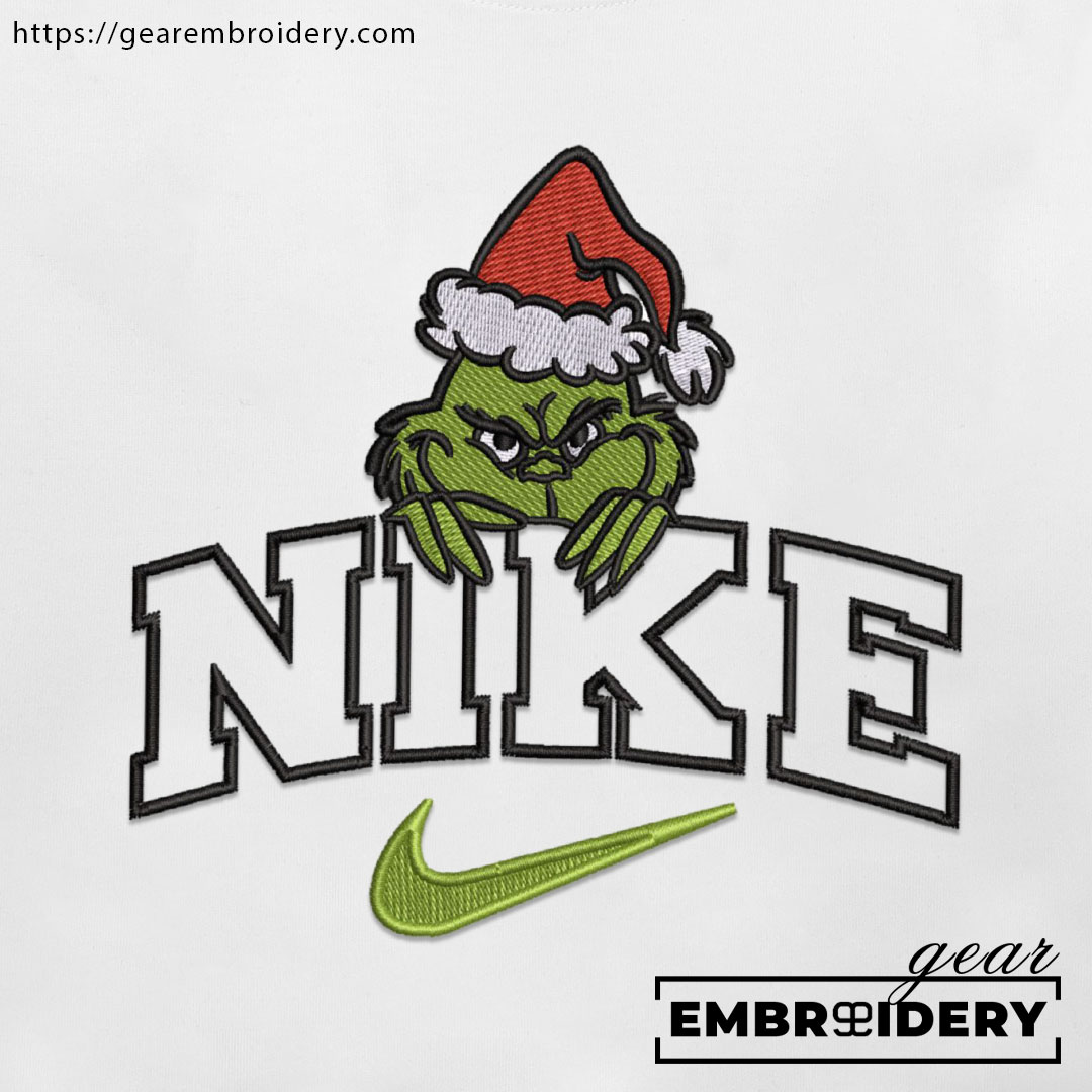 Grinch christmas grinch Embroidered Personalized Embroidered T Shirt Sweatshirt Hoodie Clothing OTC022