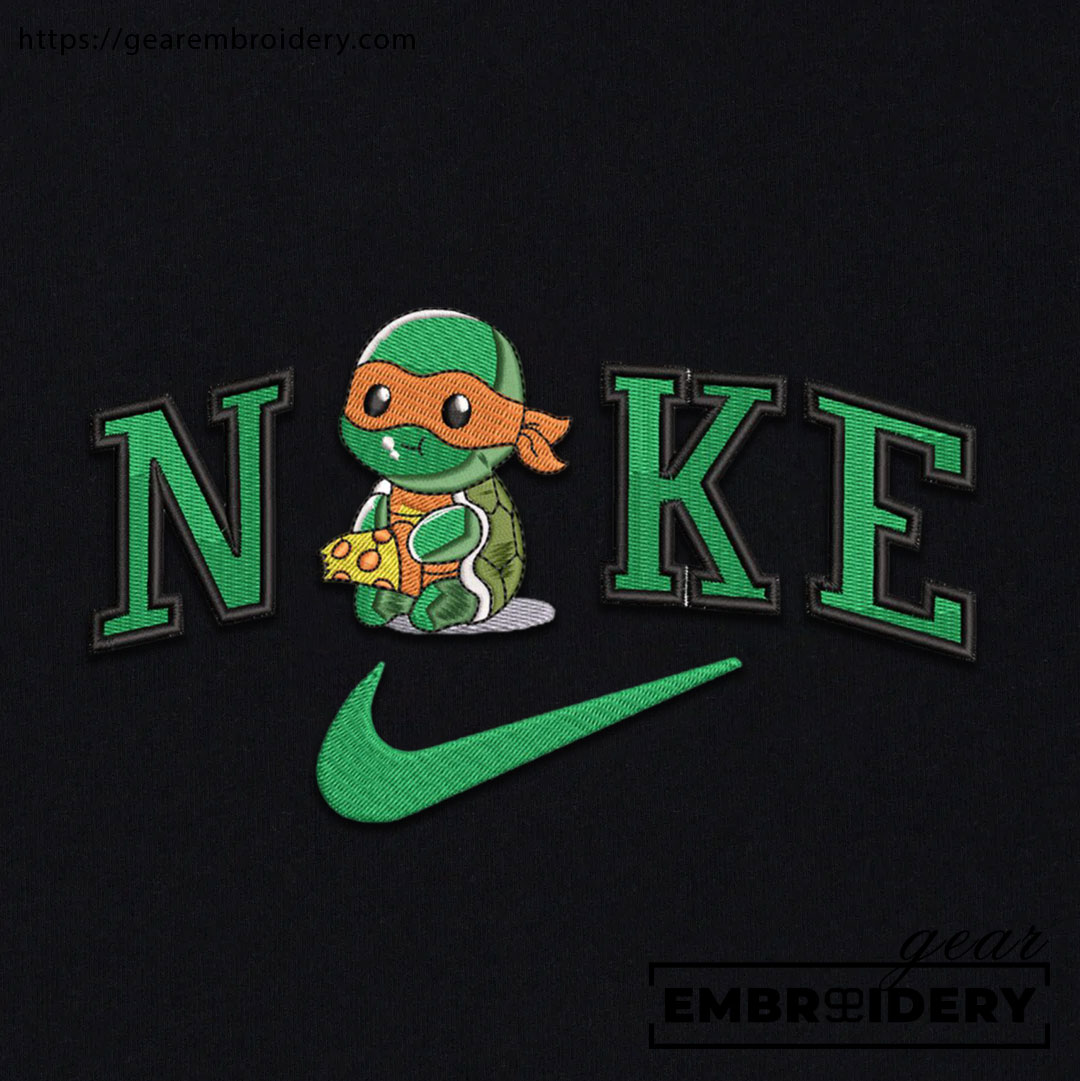 Ninja turtle ninja turtles Embroidered Personalized Embroidered T Shirt Sweatshirt Hoodie Clothing OTC035