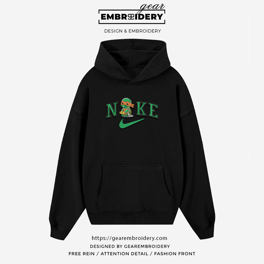 Ninja turtle ninja turtles Embroidered Personalized Embroidered T Shirt Sweatshirt Hoodie Clothing OTC035