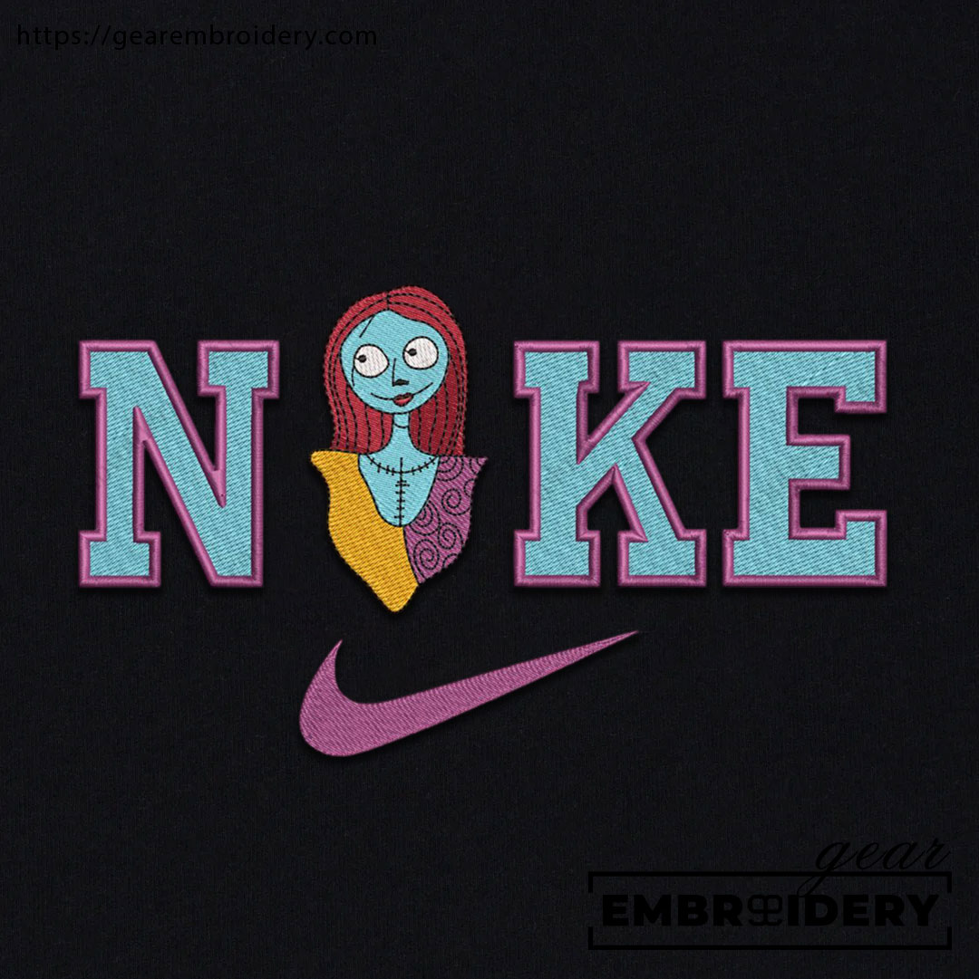 Sally the nightmare before christmas Embroidered Personalized Embroidered T Shirt Sweatshirt Hoodie Clothing OTC041