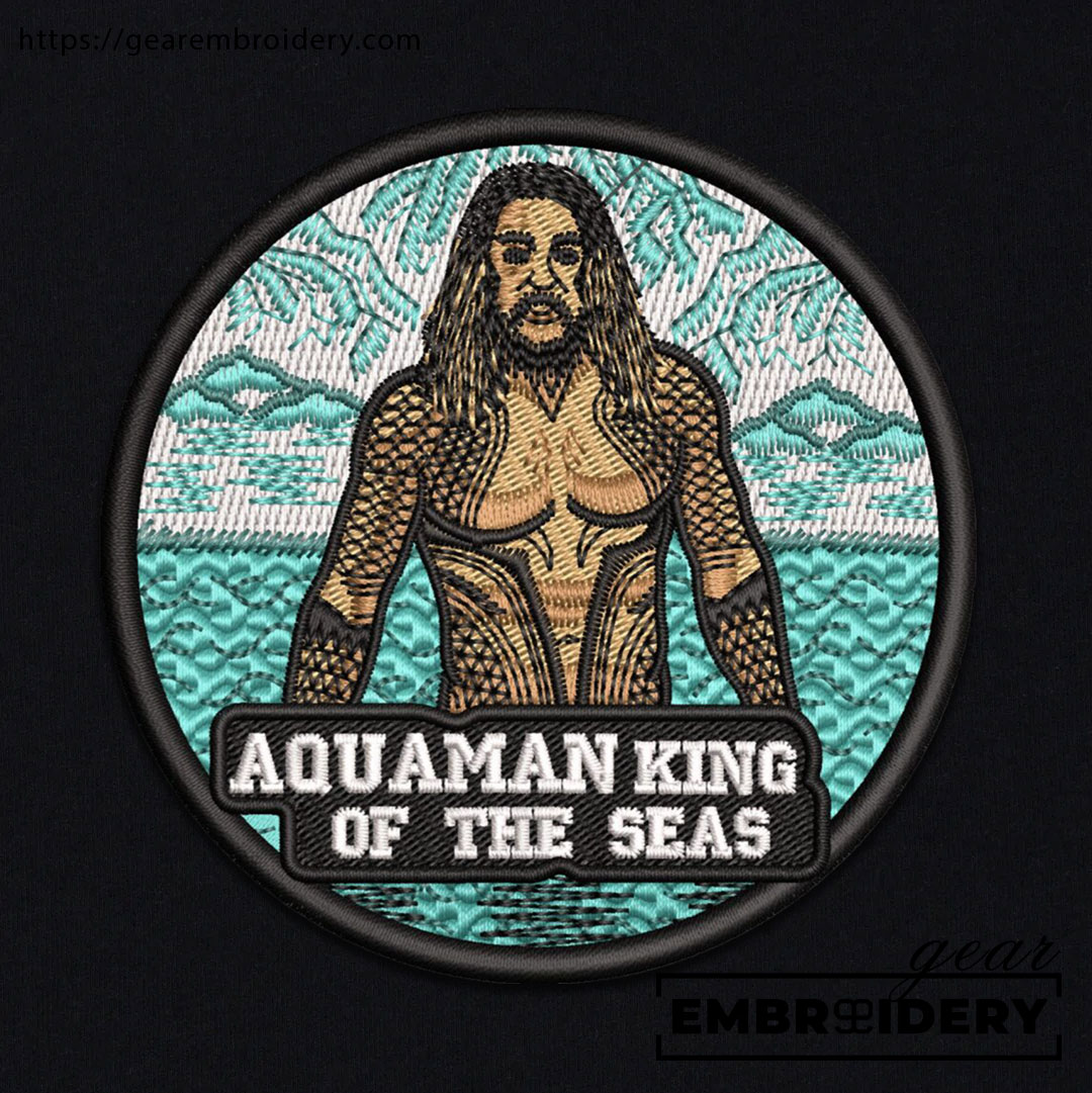 Aquaman aquaman superhero Embroidered Personalized Embroidered T Shirt Sweatshirt Hoodie Clothing SPH004