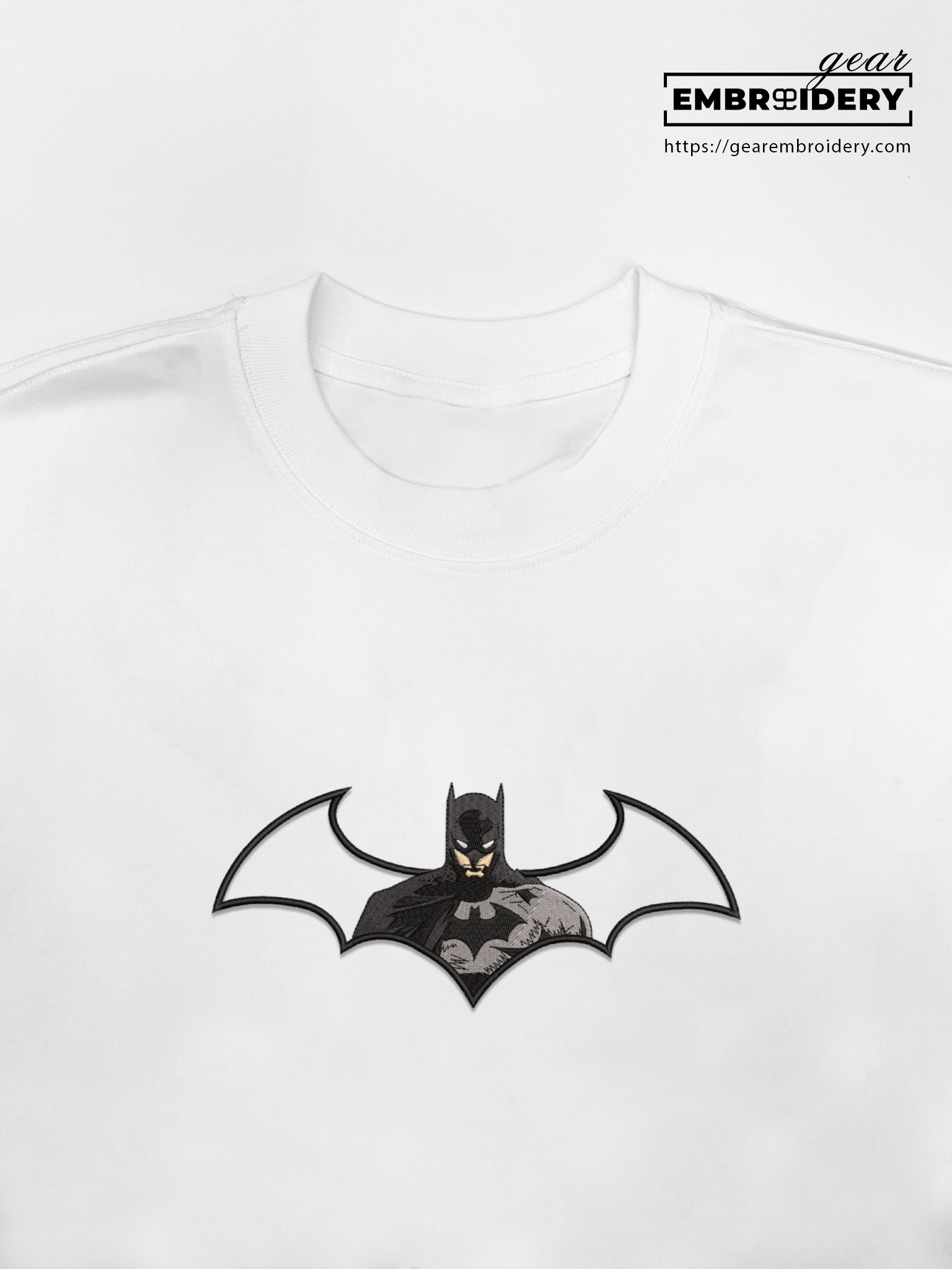 Batman batman superhero Embroidered Personalized Embroidered T Shirt Sweatshirt Hoodie Clothing SPH005