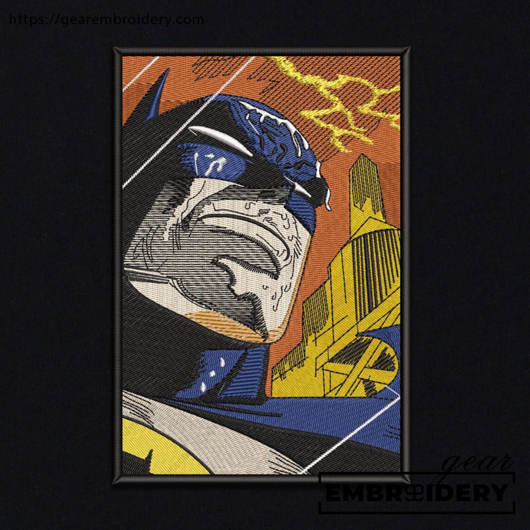 Batman batman superhero Embroidered Personalized Embroidered T Shirt Sweatshirt Hoodie Clothing SPH006