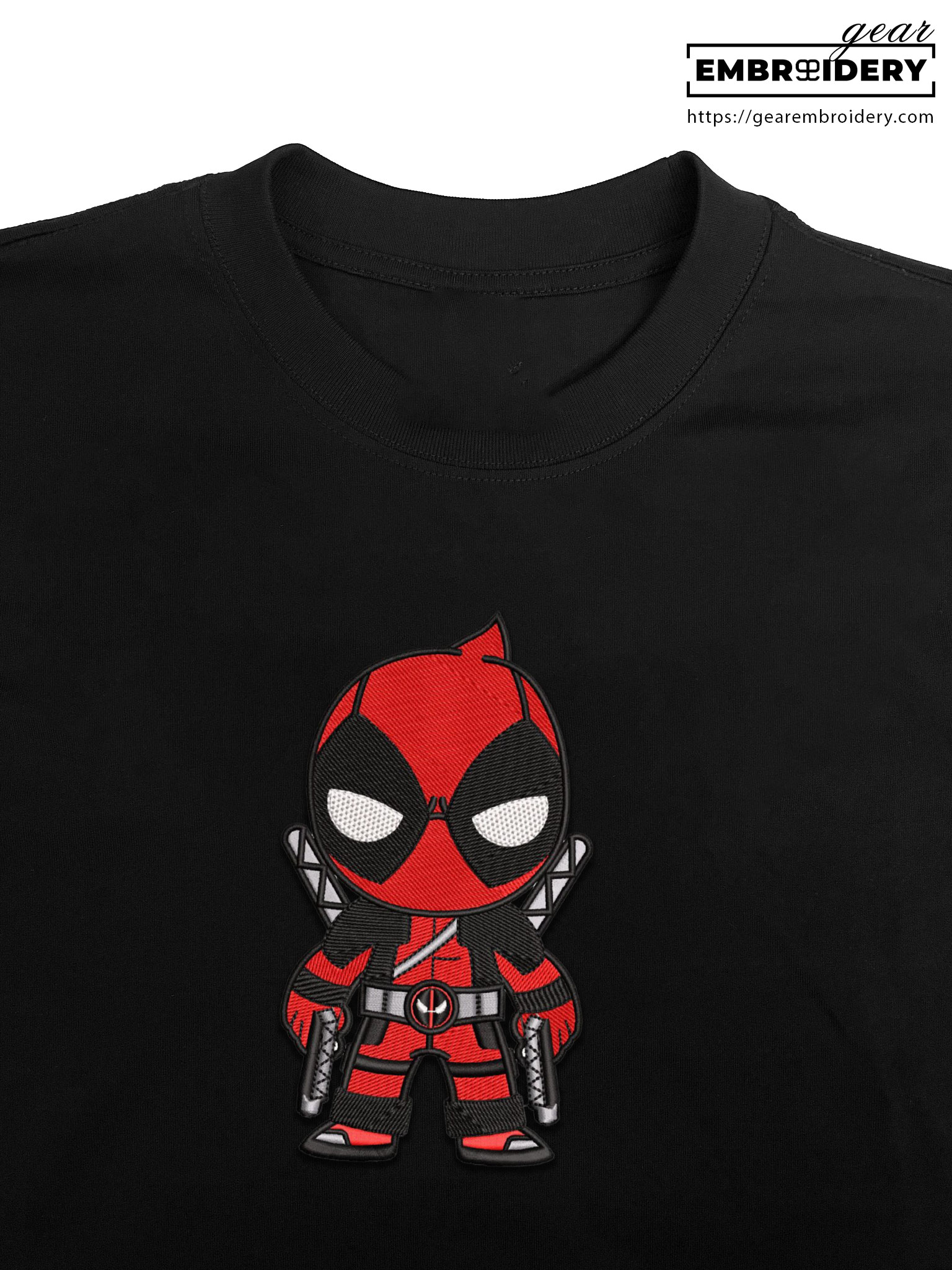 Deadpool deadpool superhero Embroidered Personalized Embroidered T Shirt Sweatshirt Hoodie Clothing SPH017