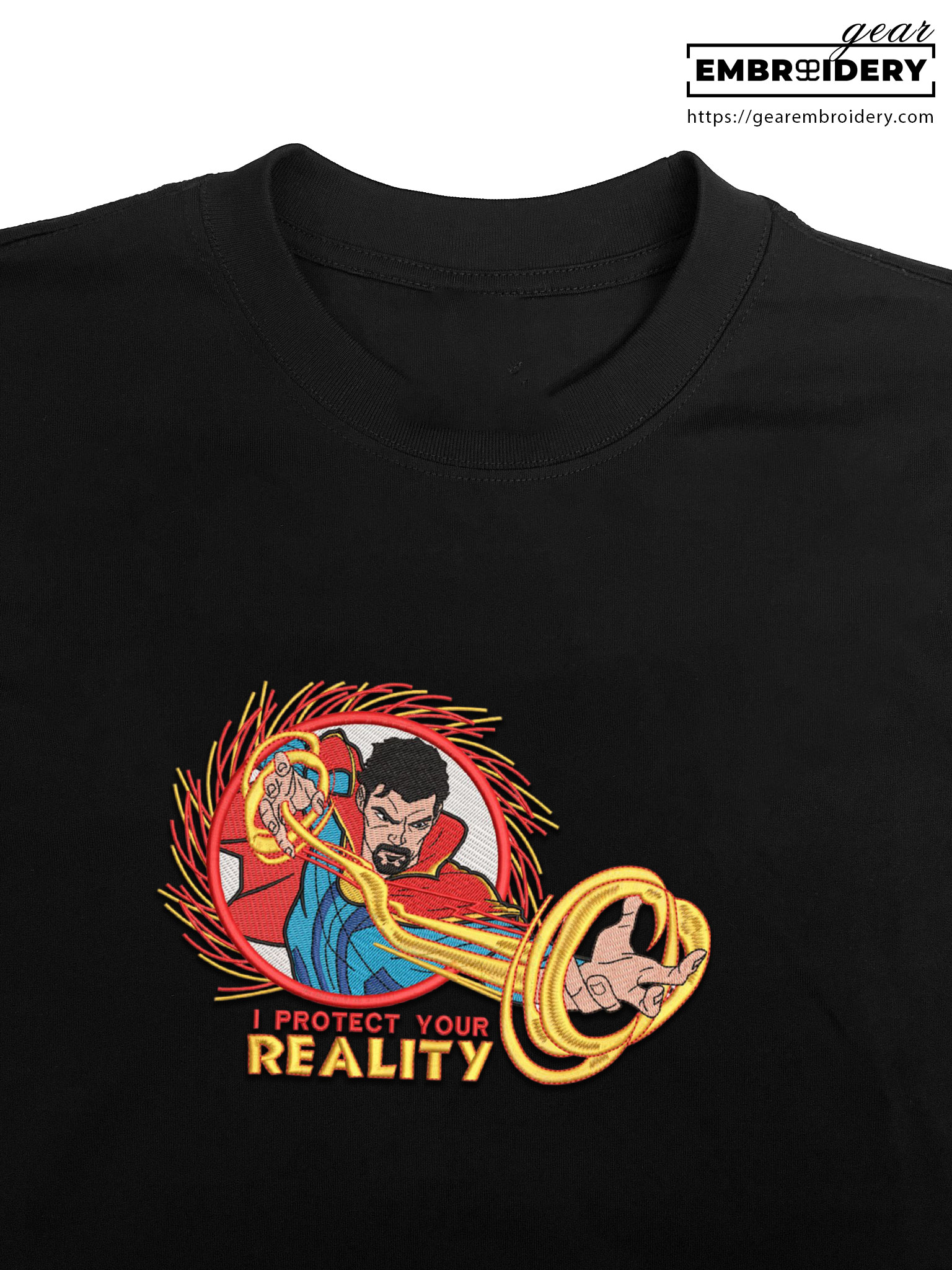 Dr strange dr strange superhero Embroidered Personalized Embroidered T Shirt Sweatshirt Hoodie Clothing SPH021