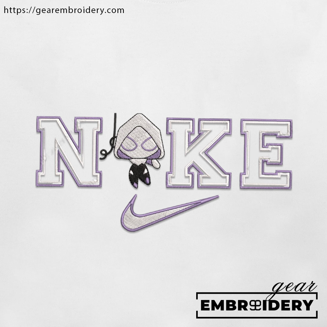 Gwen spiderman superhero Embroidered Personalized Embroidered T Shirt Sweatshirt Hoodie Clothing SPH030