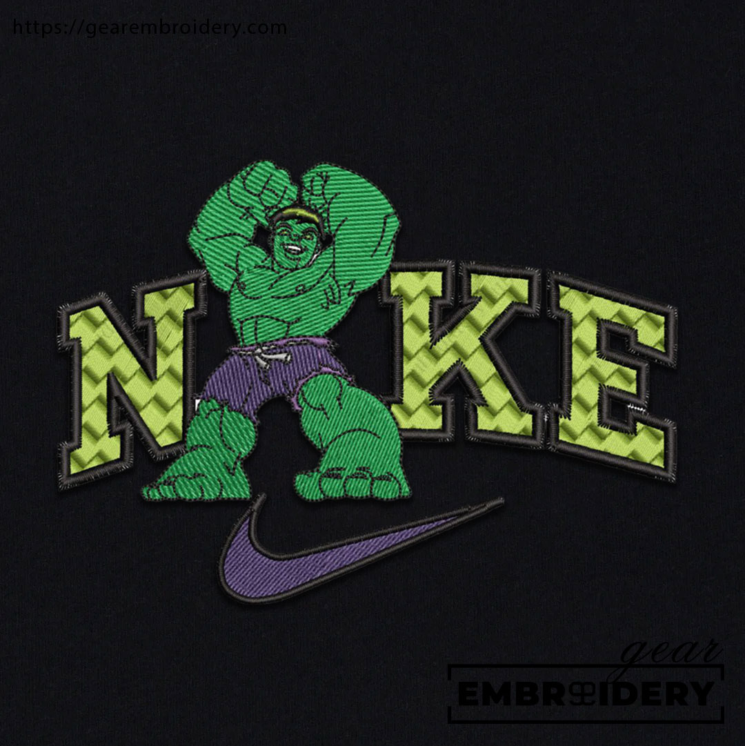 Hulk spiderman superhero Embroidered Personalized Embroidered T Shirt Sweatshirt Hoodie Clothing SPH034