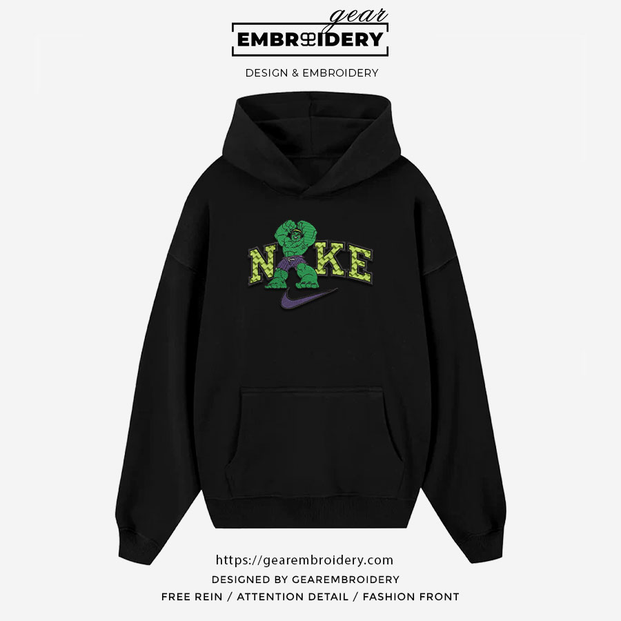 Hulk spiderman superhero Embroidered Personalized Embroidered T Shirt Sweatshirt Hoodie Clothing SPH034